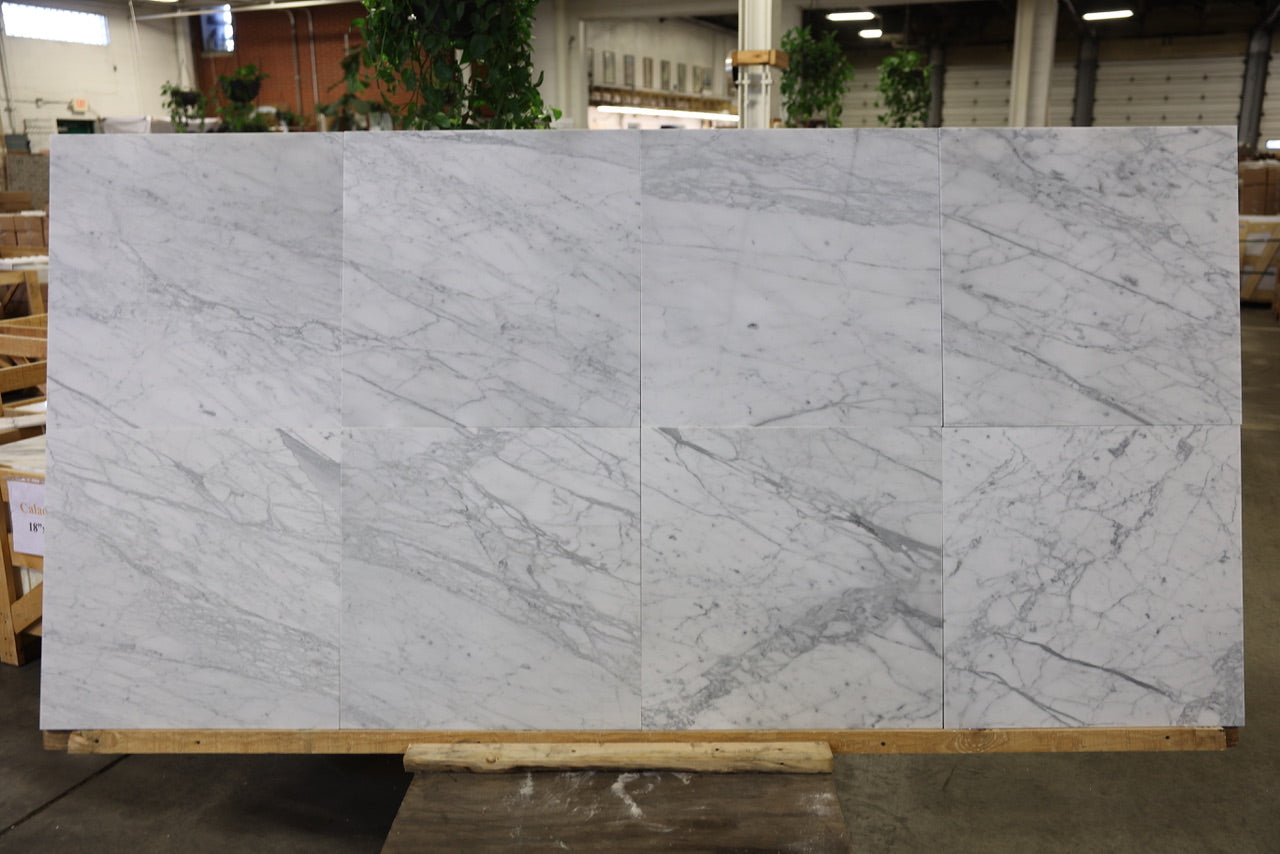 Statuary Nuvolato 24" x 24" - Castelli Marble
