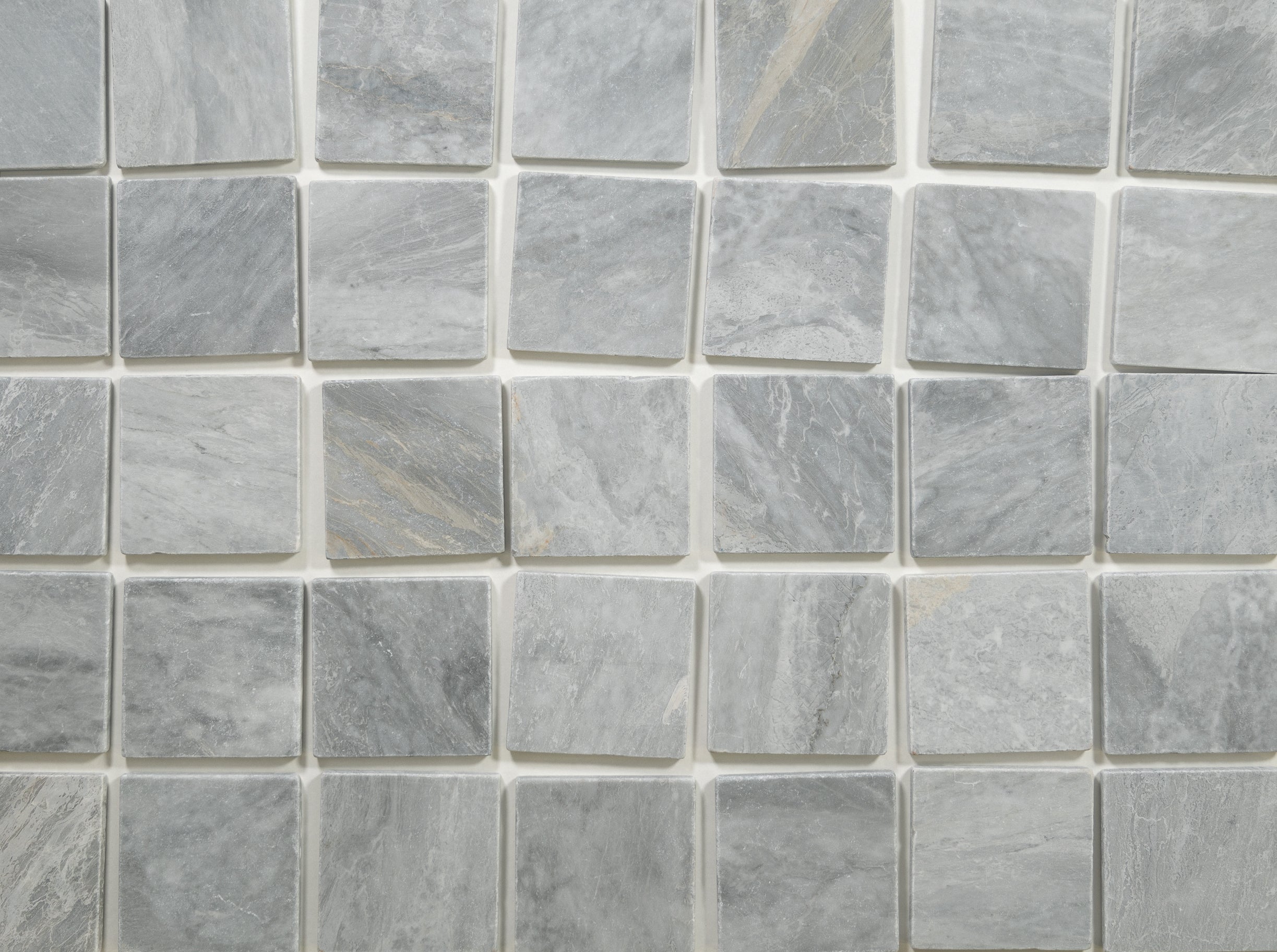 Bardiglio Lite 4"x4" Tumbled - Castelli Marble