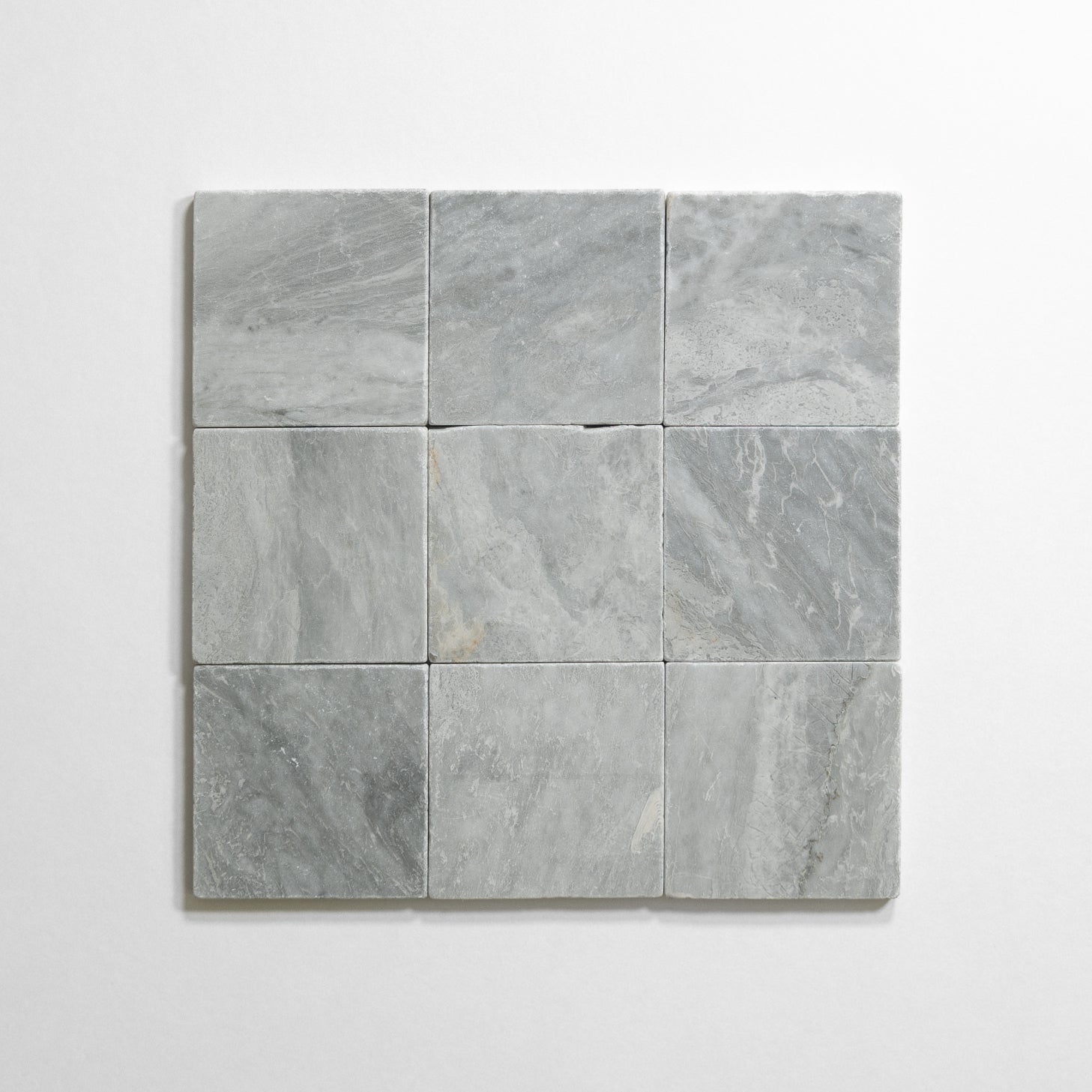 Bardiglio Lite 4"x4" Tumbled - Castelli Marble
