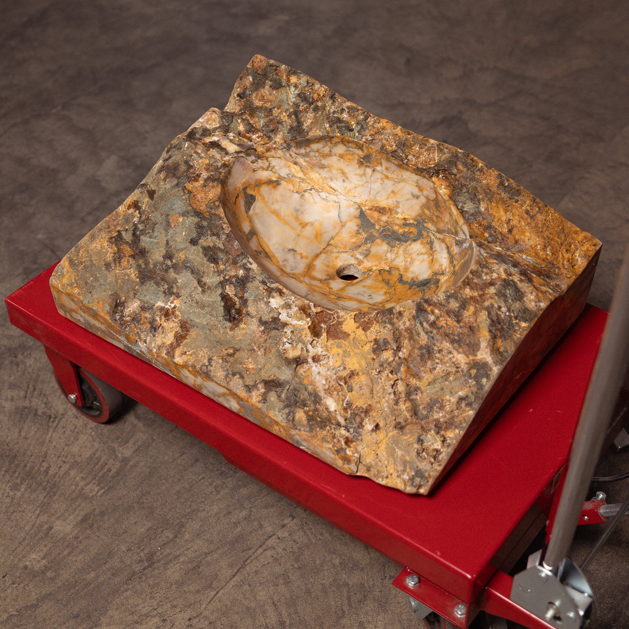 Breccia De Vendome Chiseled