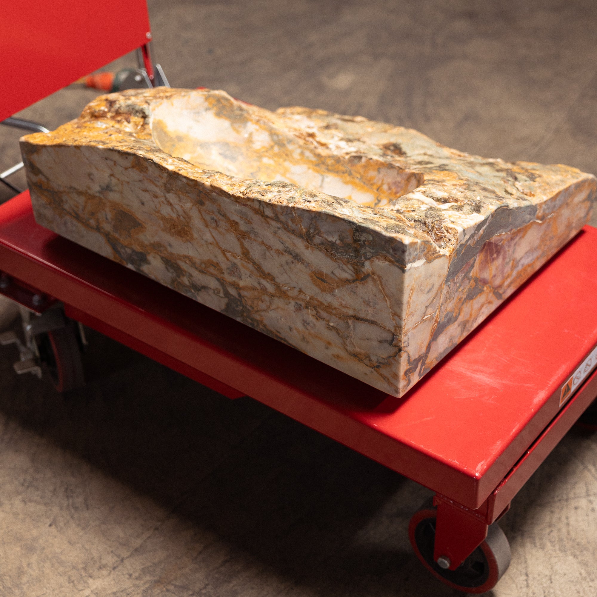Breccia De Vendome Chiseled