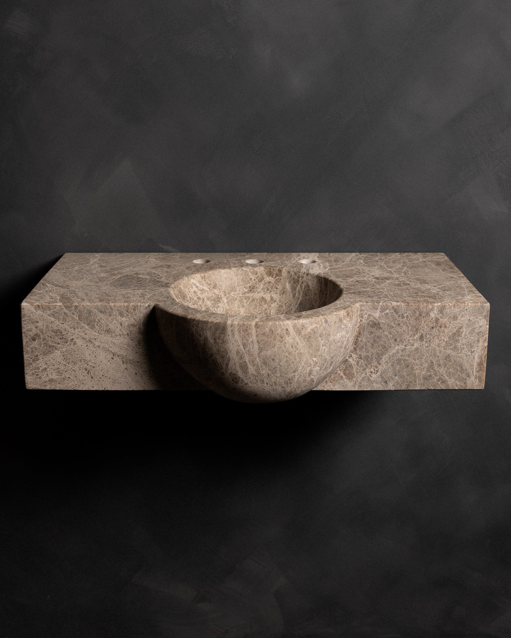 Breccia Paradiso Athena floating sink - Castelli Marble