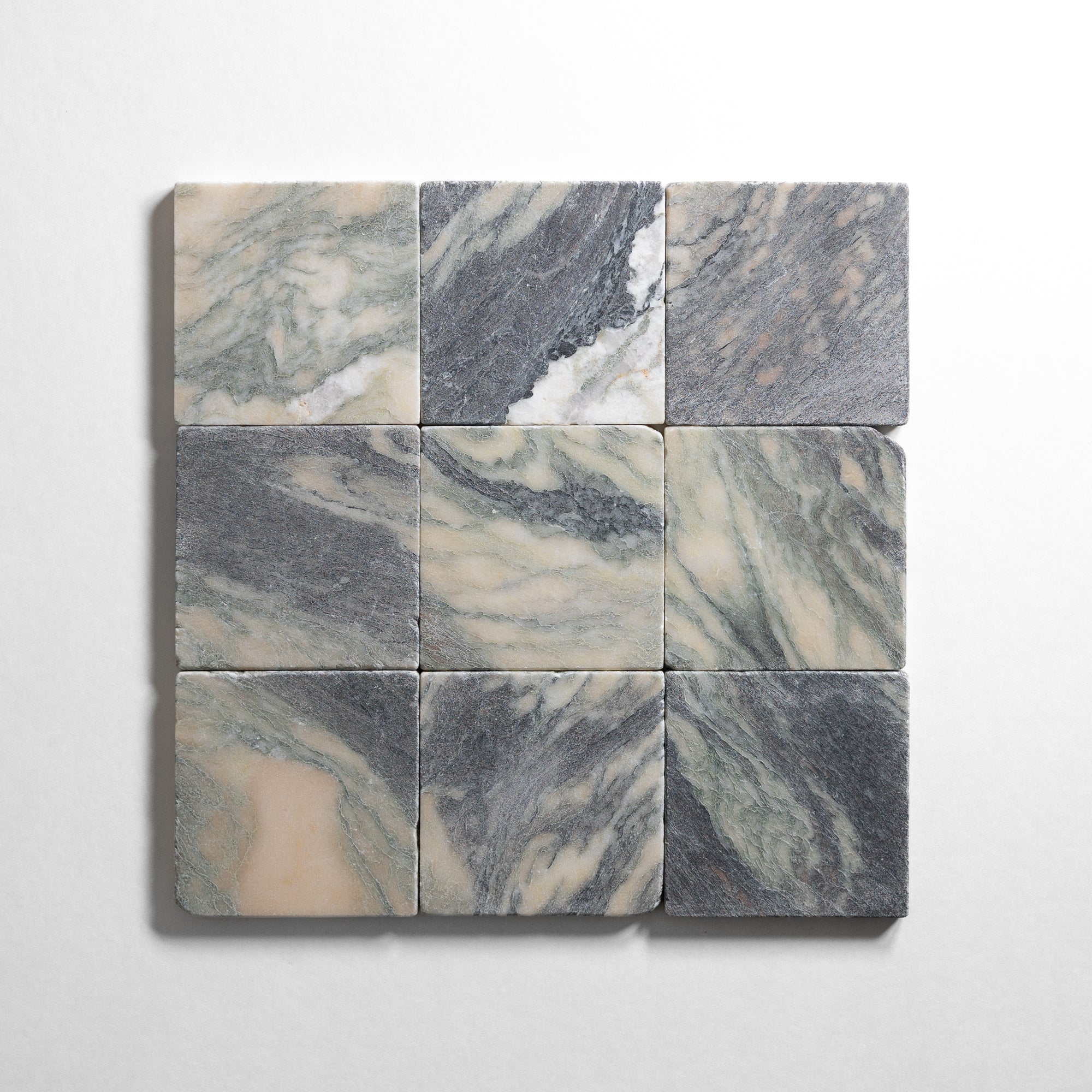 Cipollino Ondulato 4"x4" Tumbled