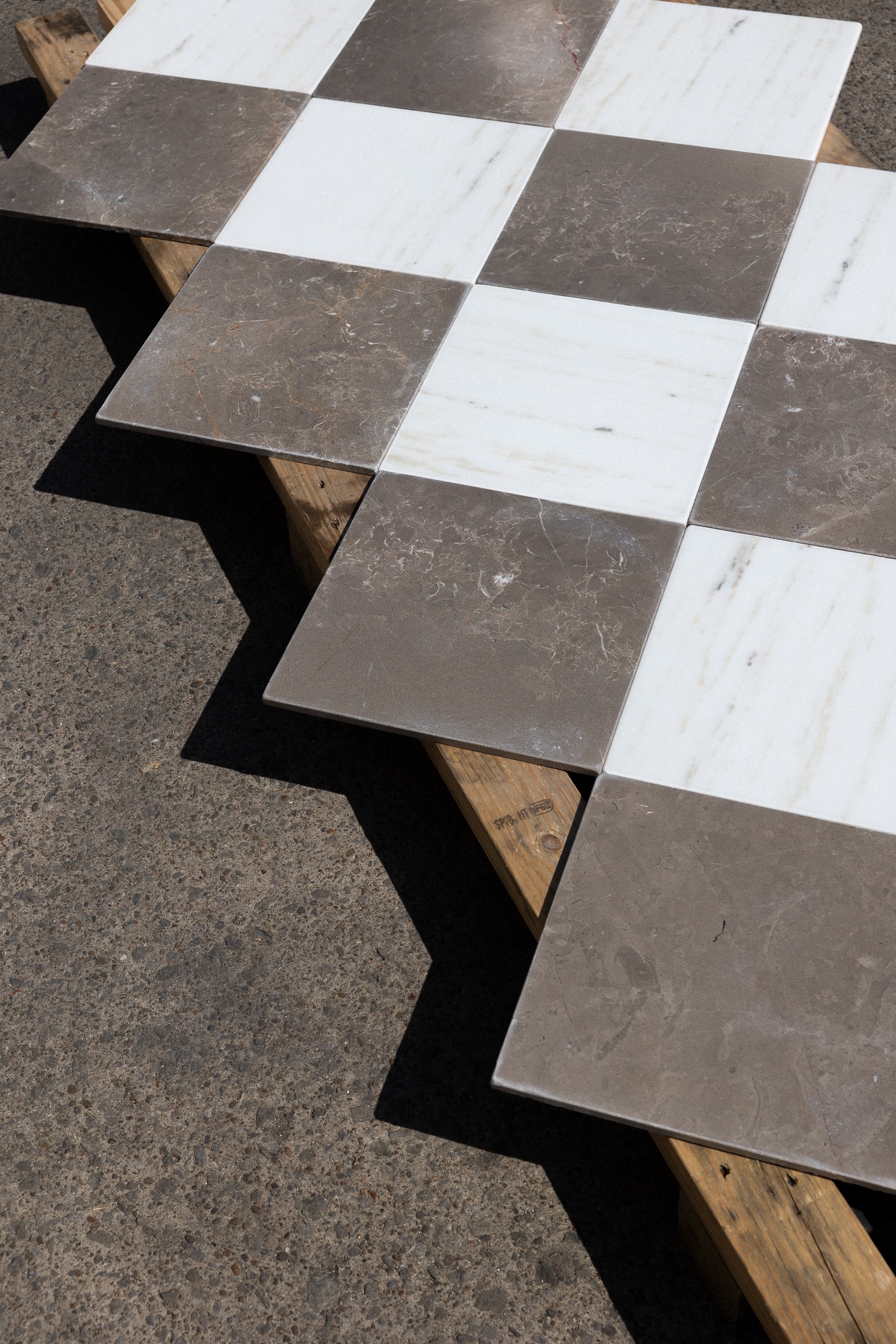 Colorado Calacatta & Cafe Tenayo 12"x12" Tumbled