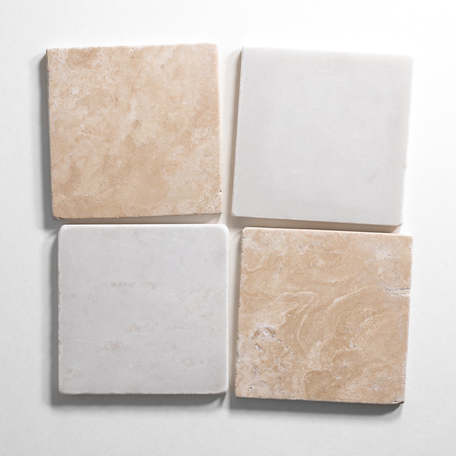 Bianco & Durango 6"x6" Tumbled