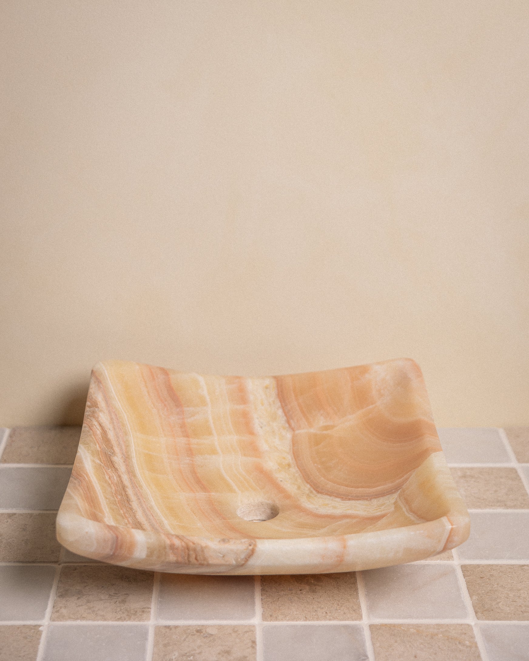 Honey Onyx Vessel V3 - Castelli Marble