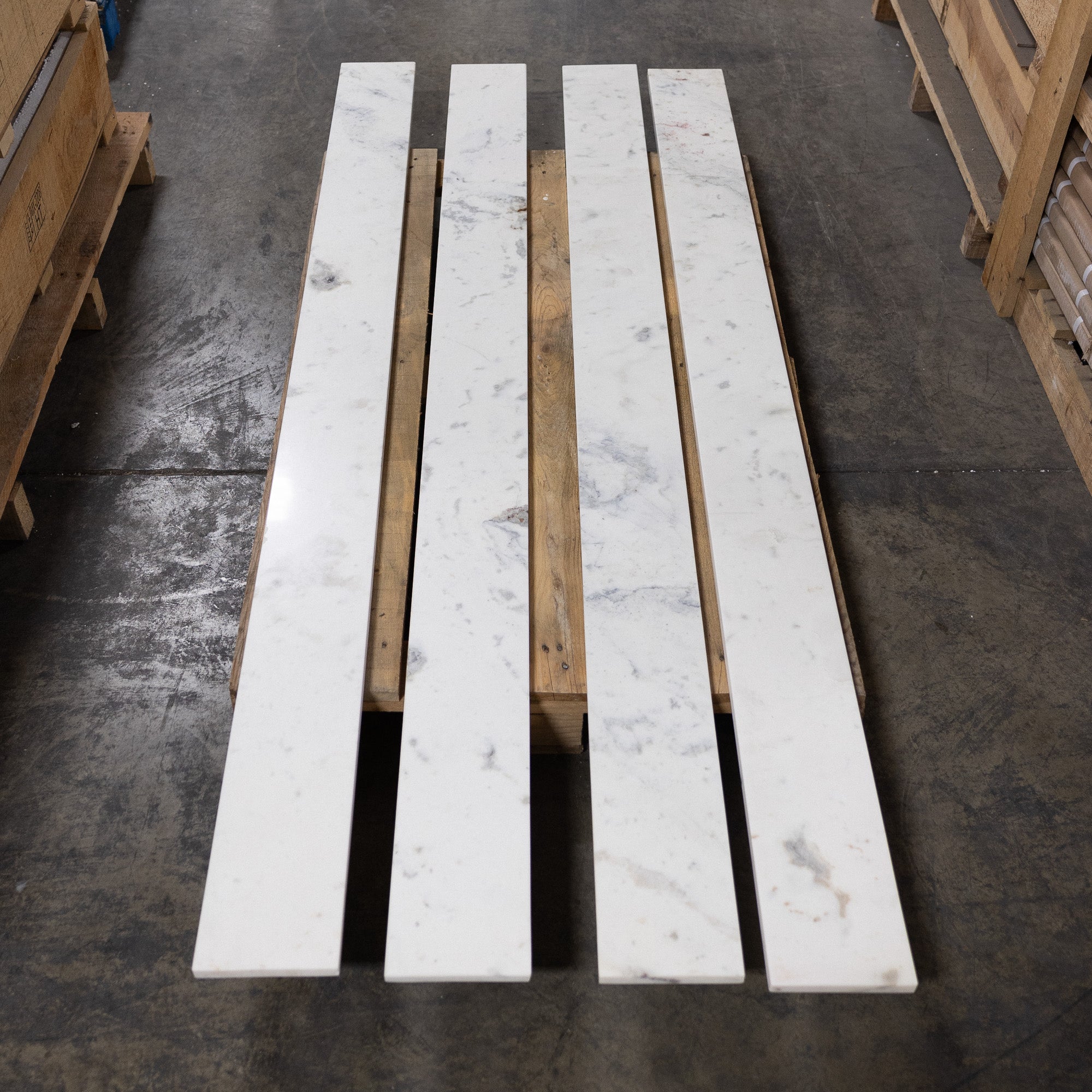 Olympus White 72" Curbs