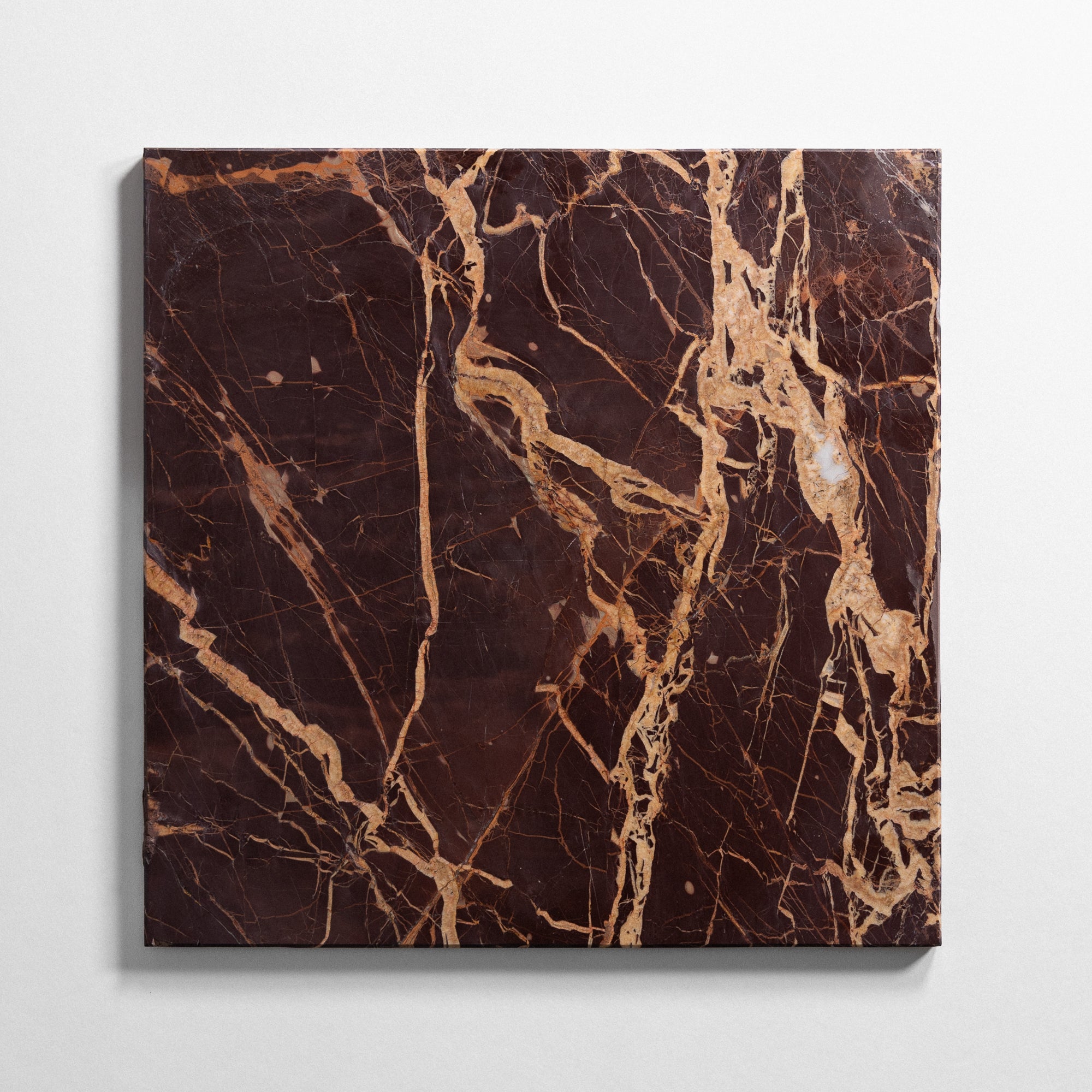 Red marble tile in stock 12"x12"