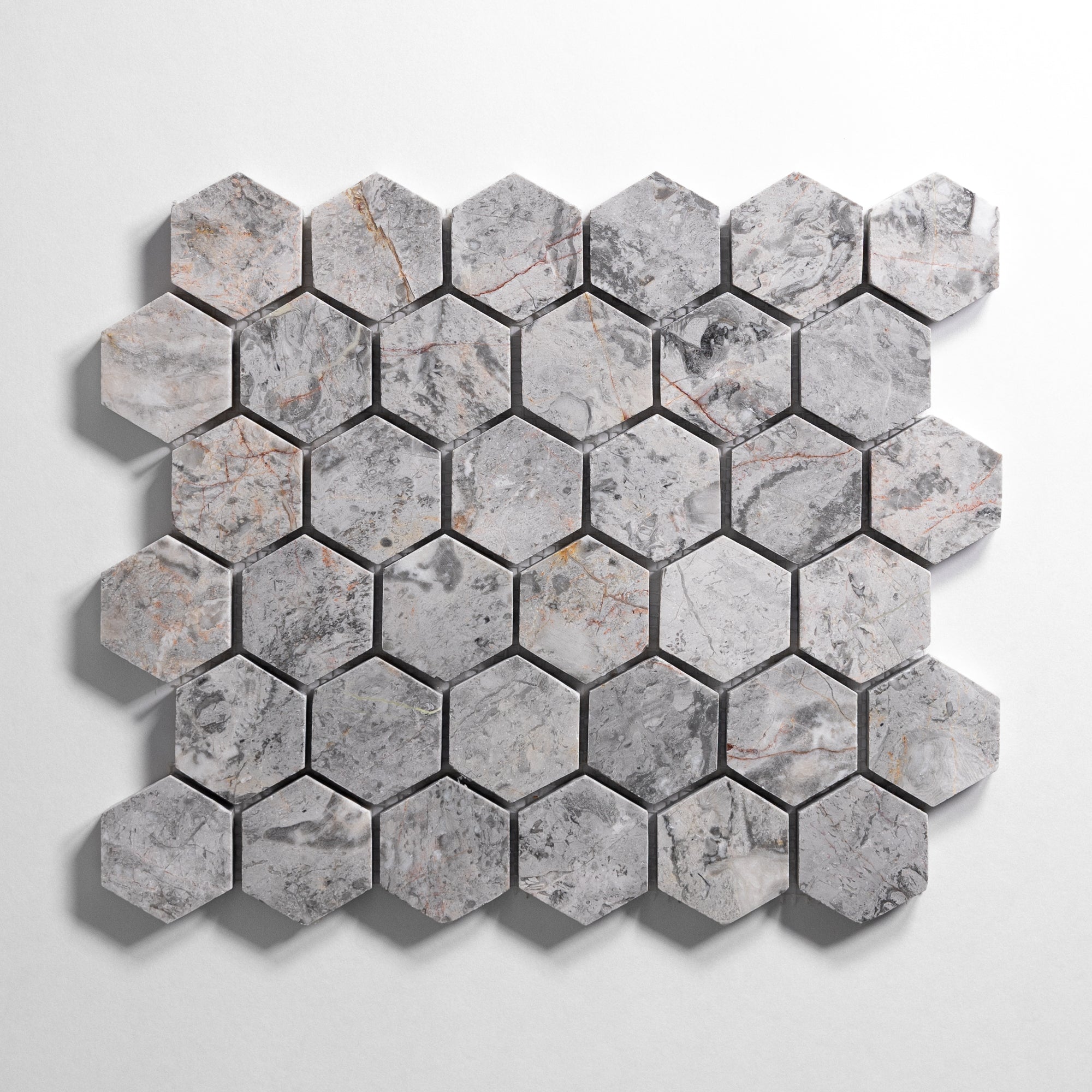 Sage Gray Hexagon