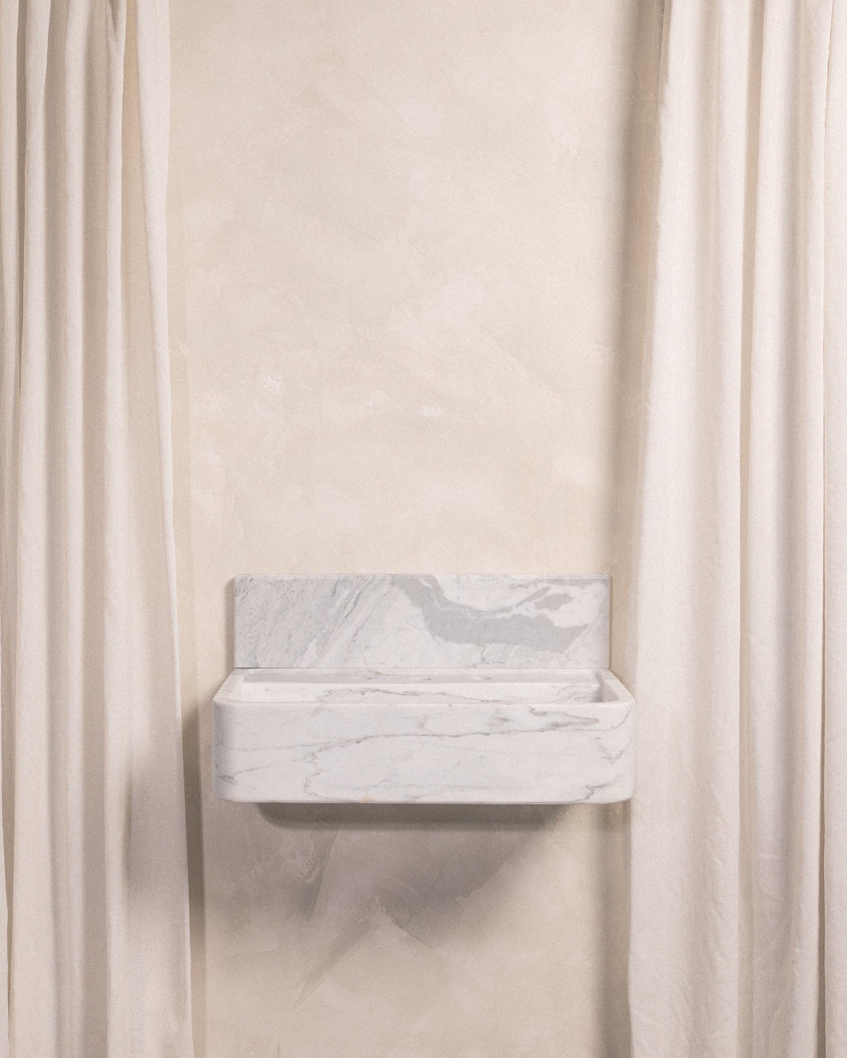 Statuary Sink Vessel 3 Hole deck mount - Castelli Marble
