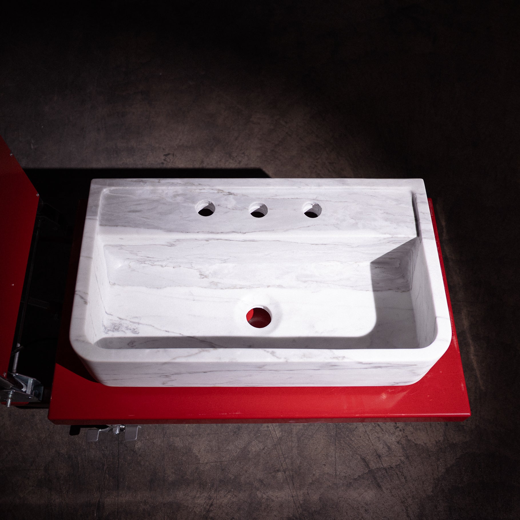 Statuary Sink Vessel 3 Hole deck mount