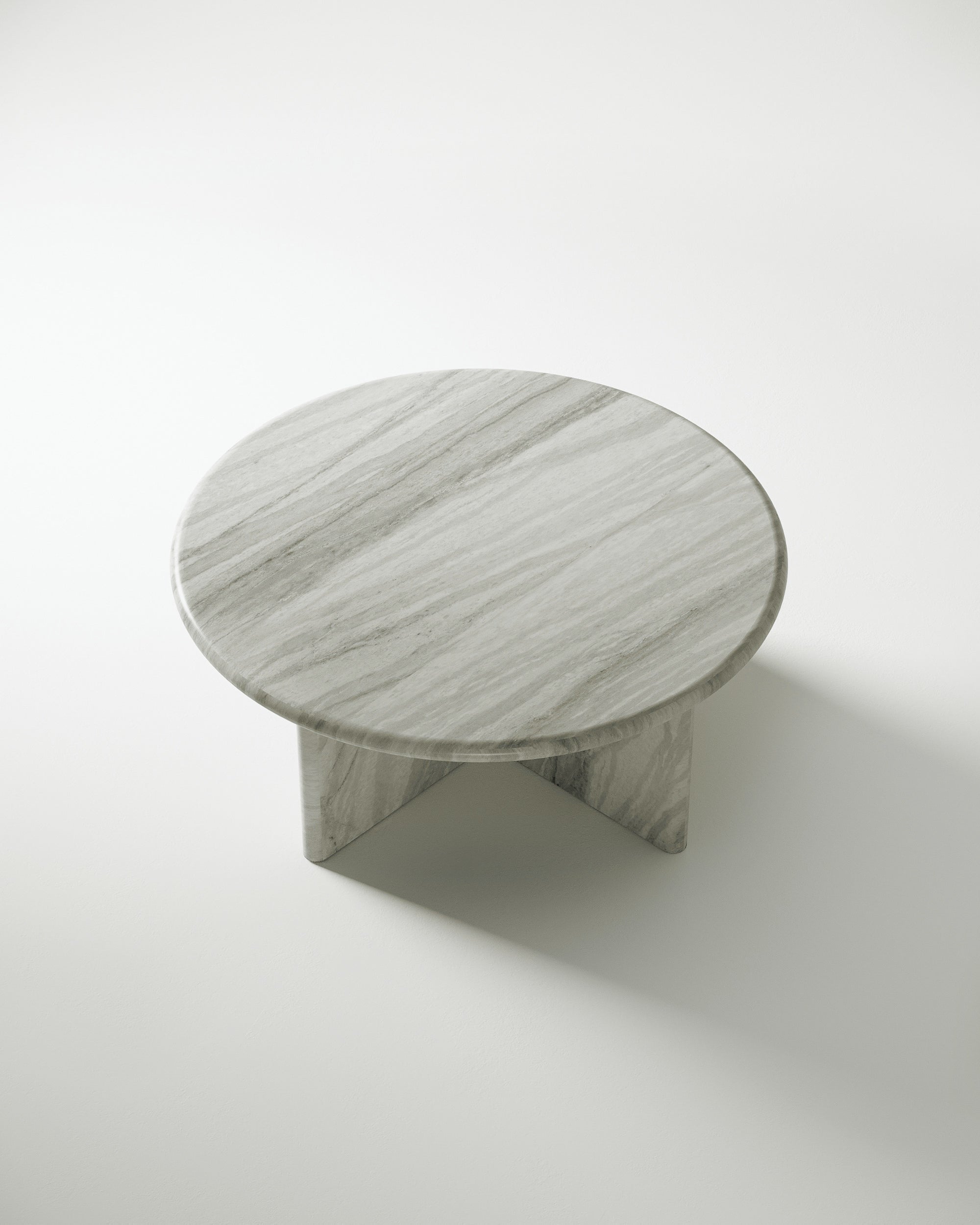 Silver Mist Circular coffee table Petite - Castelli Marble