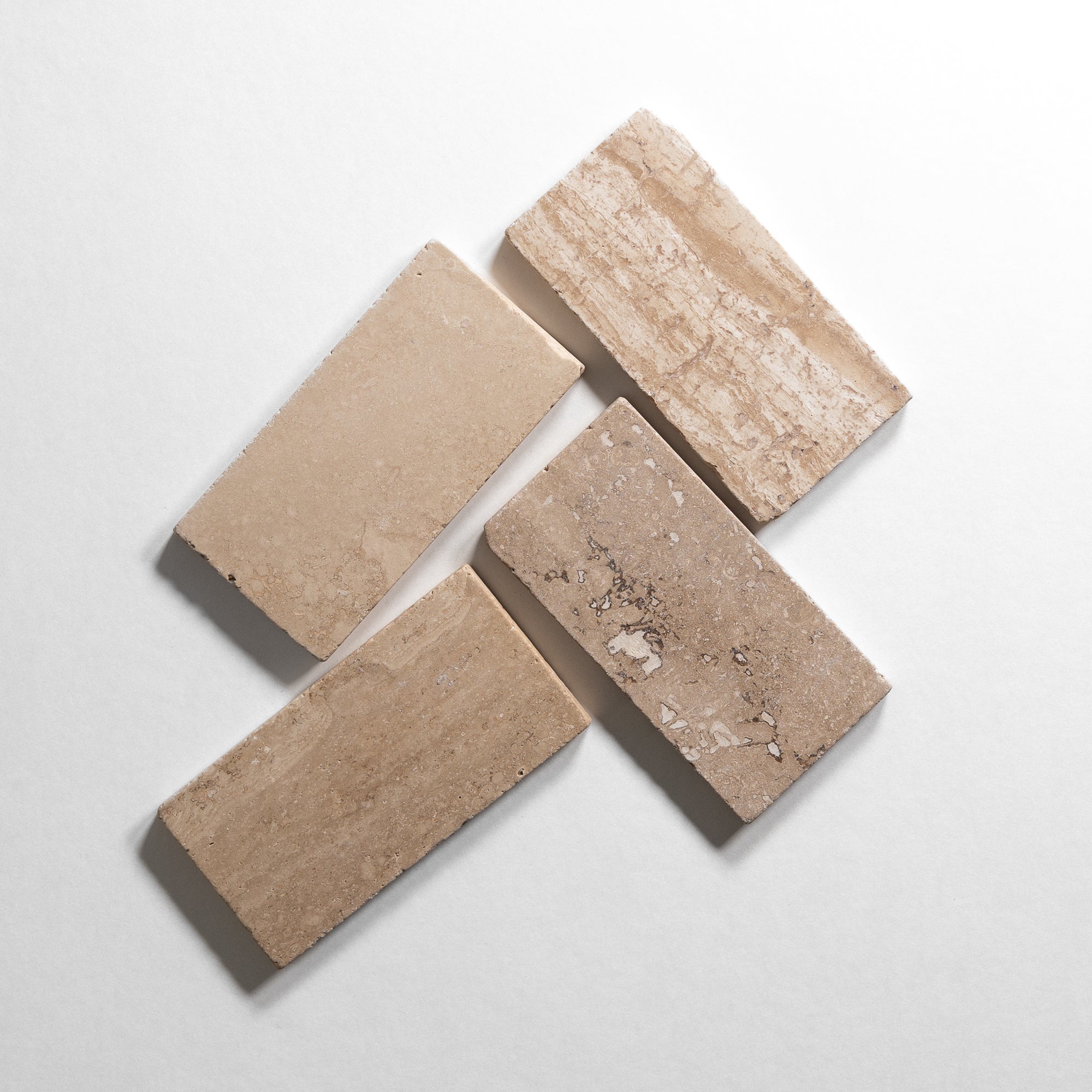 Tumbled Travertine Blend 3"x6"