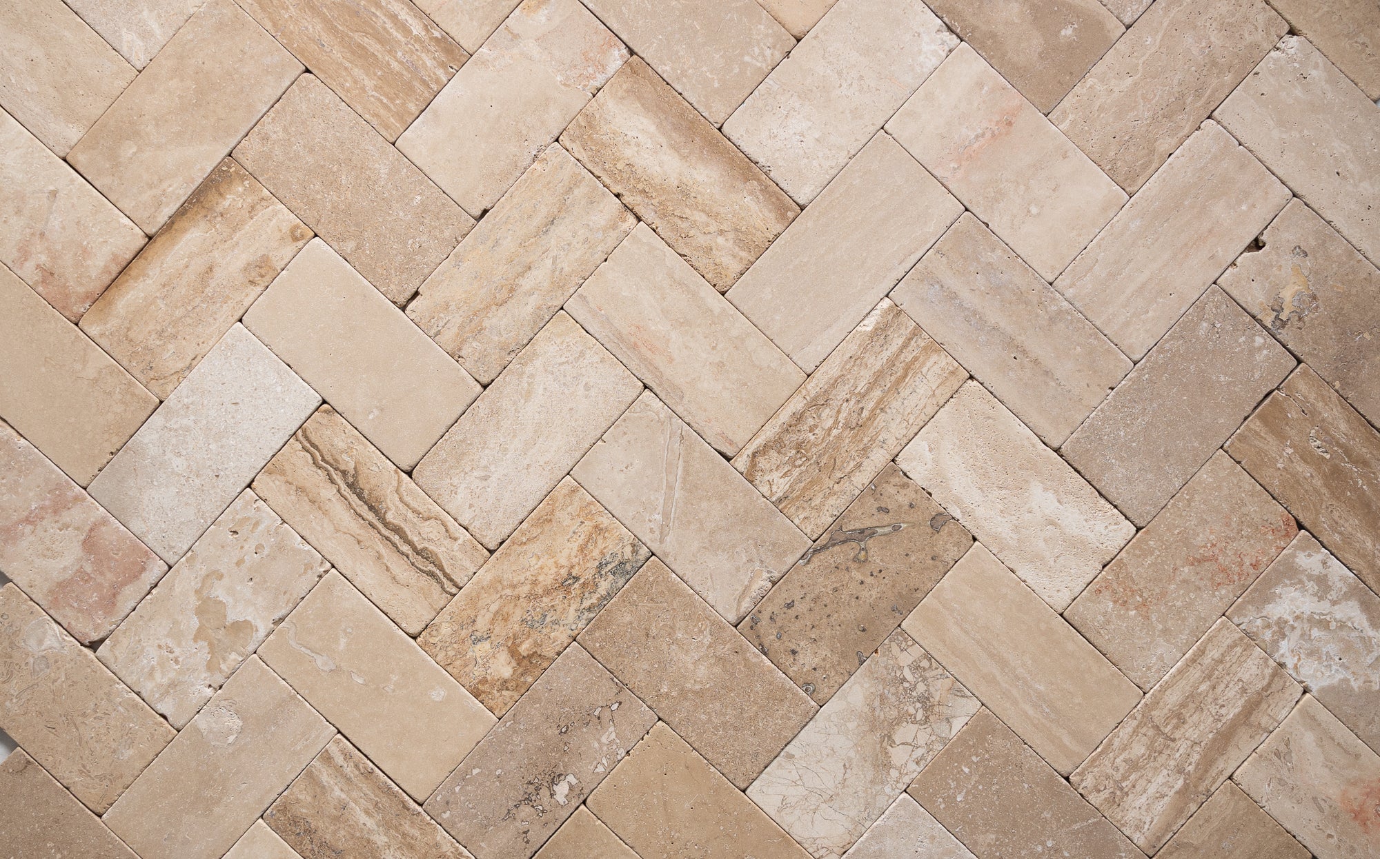 Tumbled Travertine Blend 3"x6"