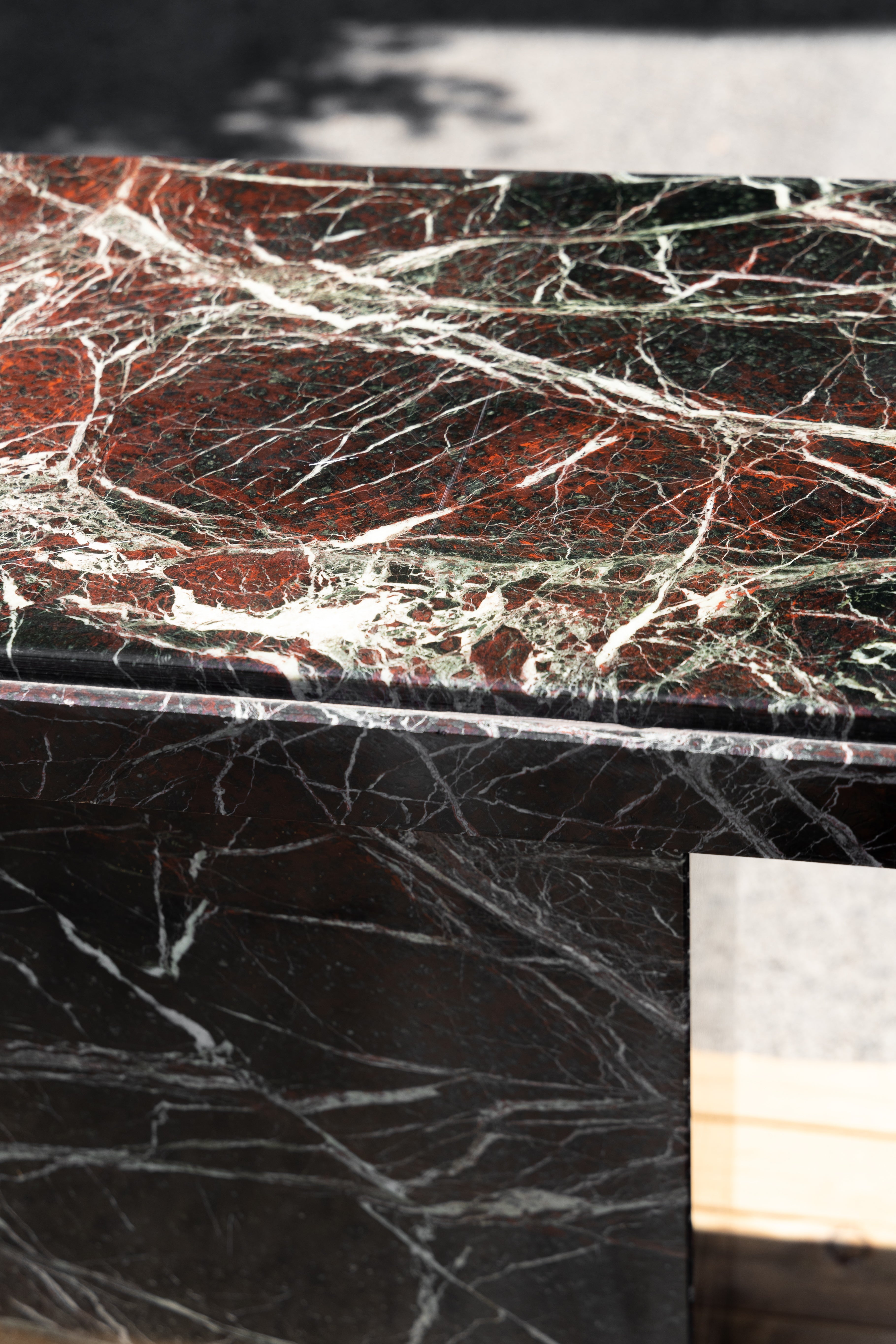 Red marble slab marble tile