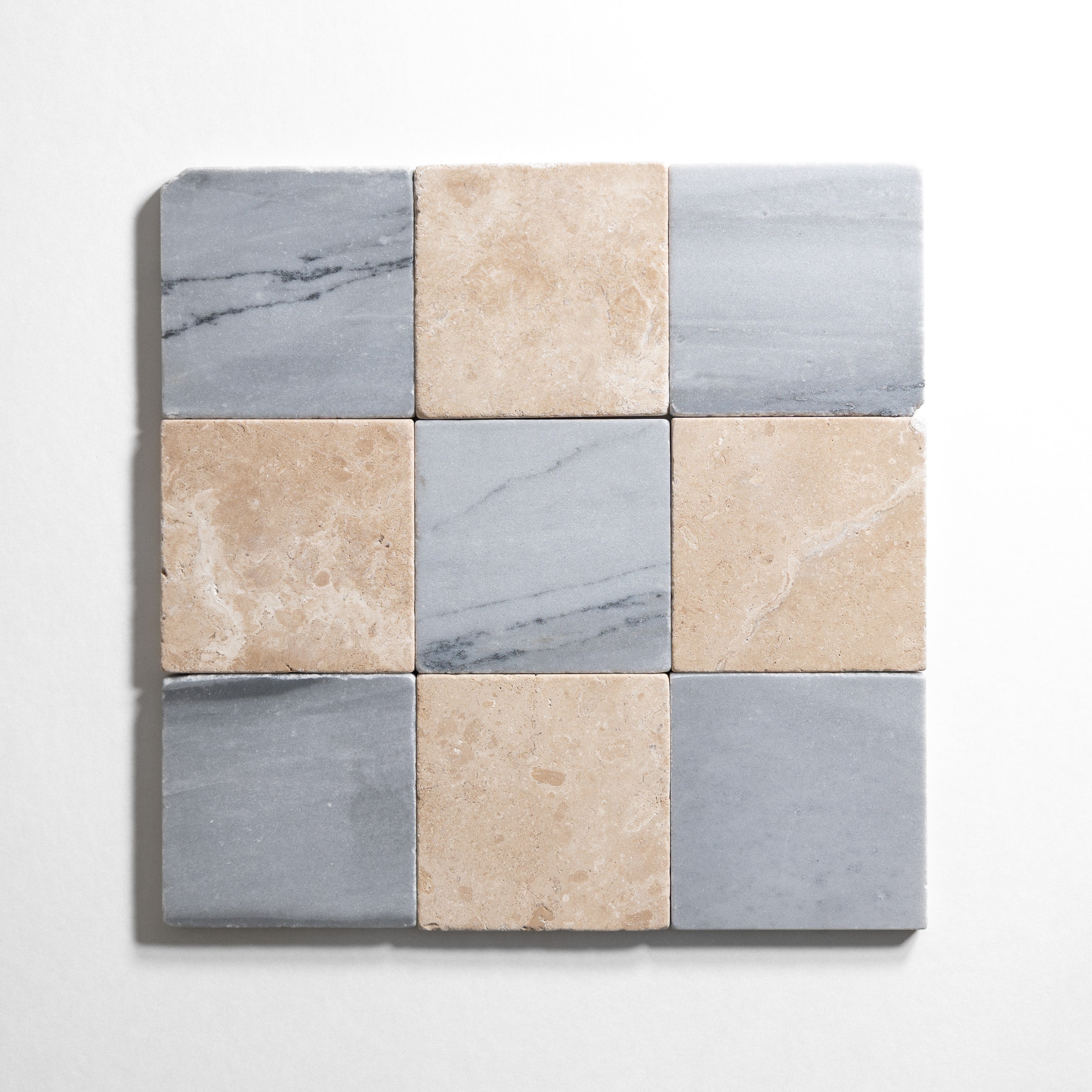 Aspen Gray & Durango 4"x4" Tumbled