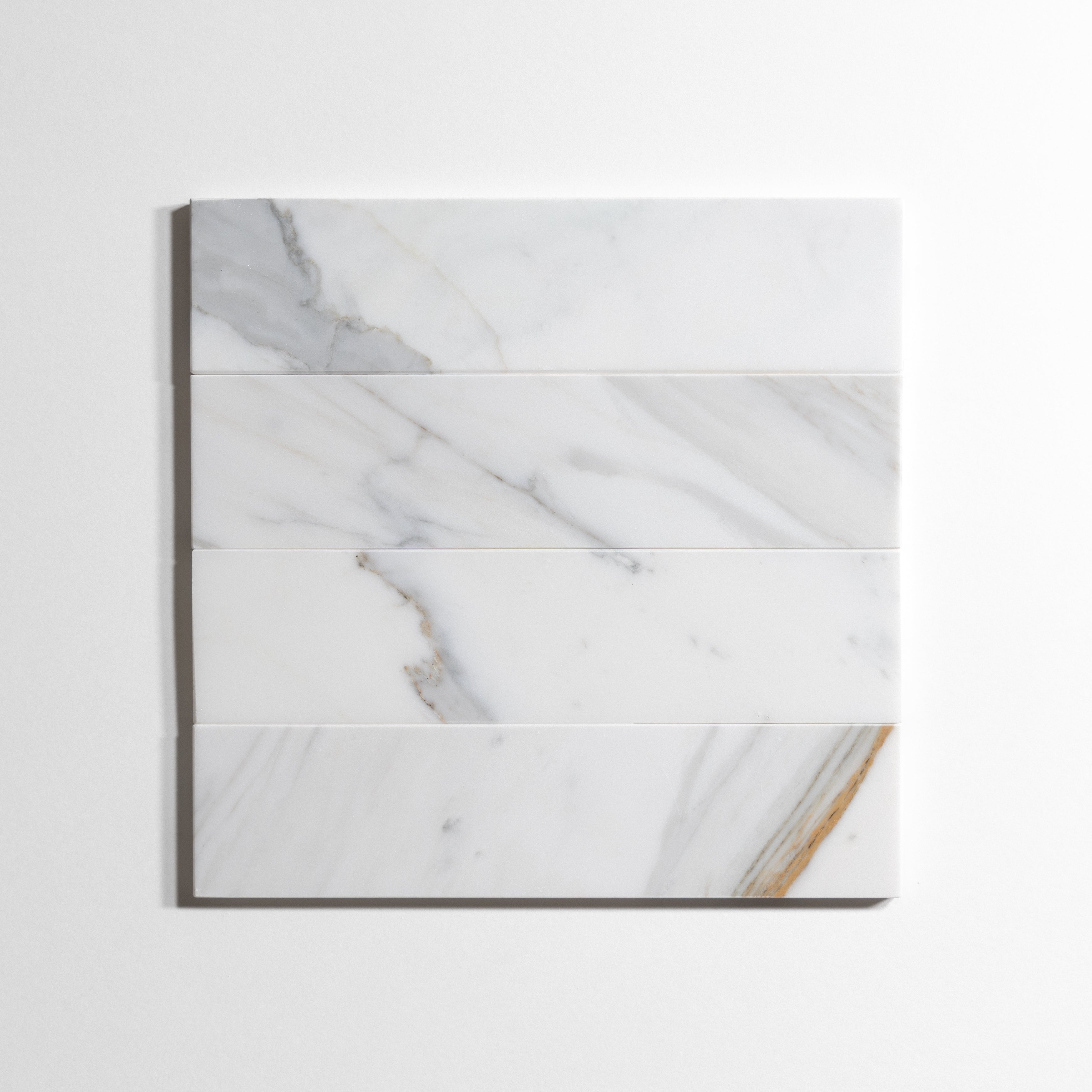 Calacatta 3" x 12" Marble Tiles
