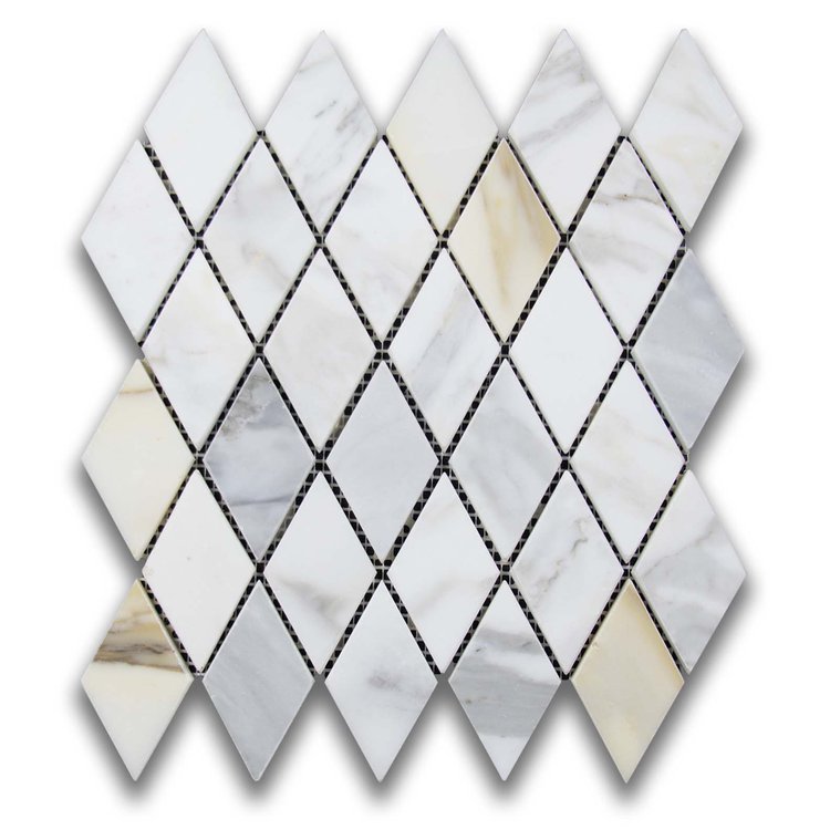Calacatta Harlequin Mosaic - Castelli Marble