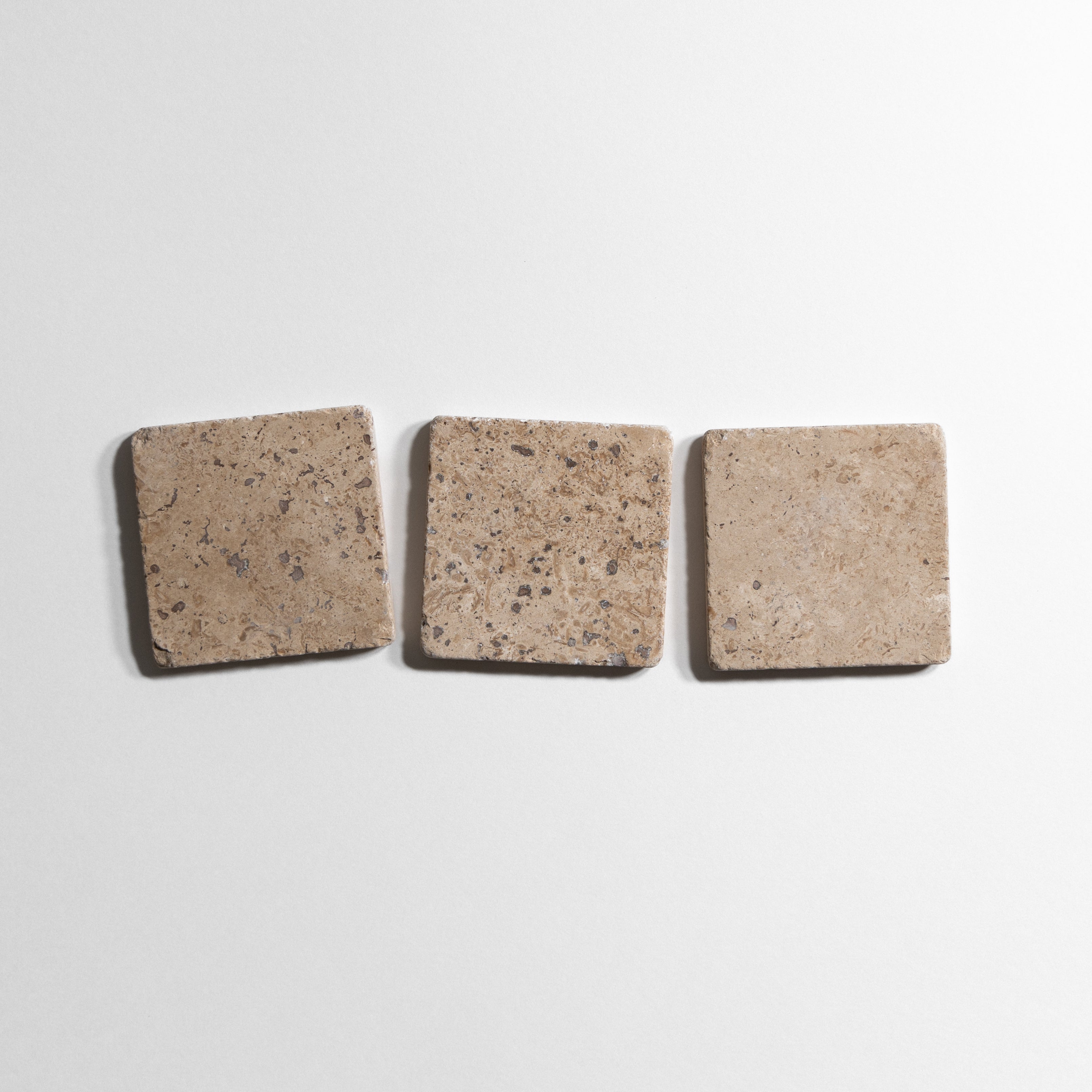 Chocolat 4" x 4" Limestone Tiles