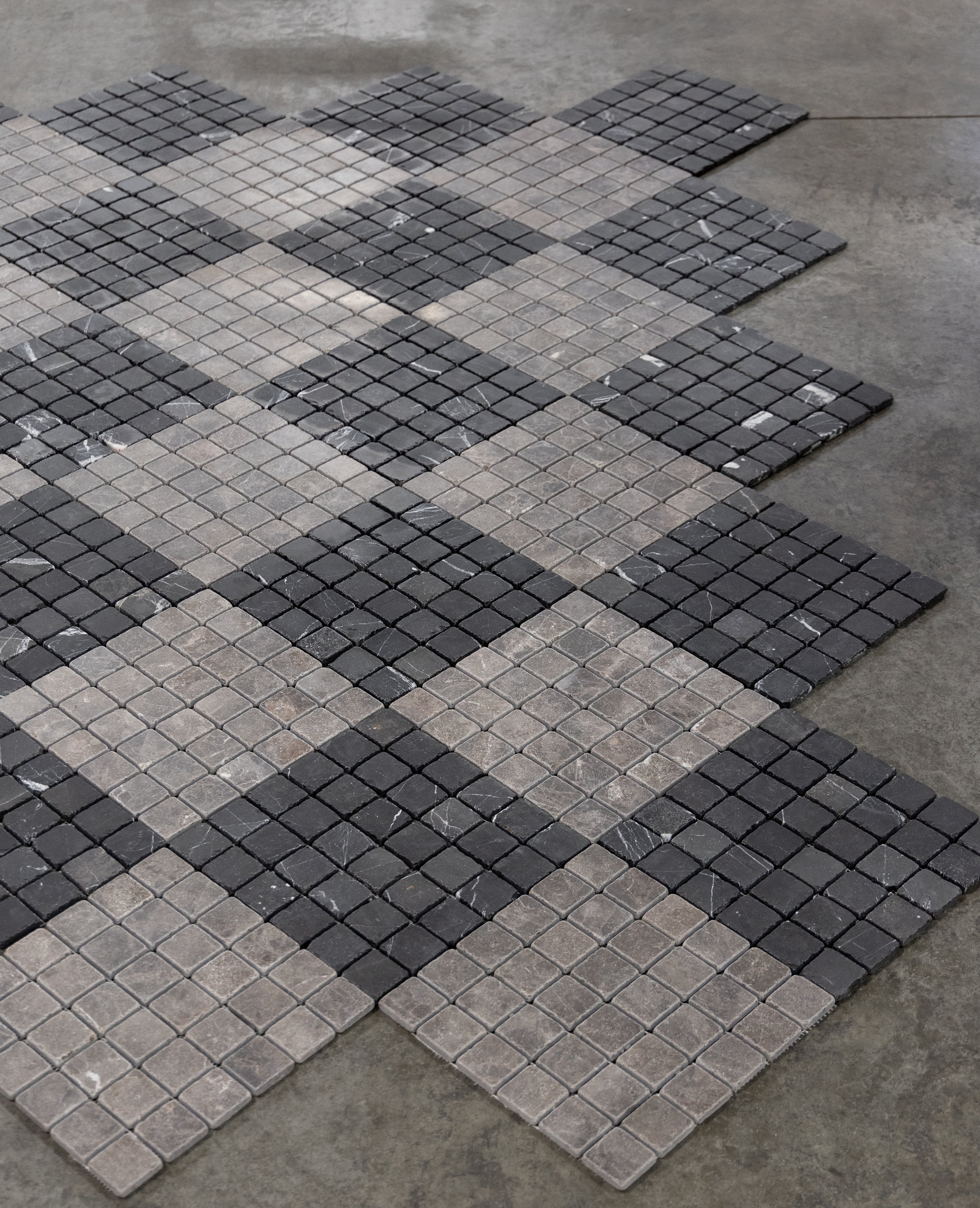 Nero St. Gabriel 2"x2" Black Marble Mosaics Tiles