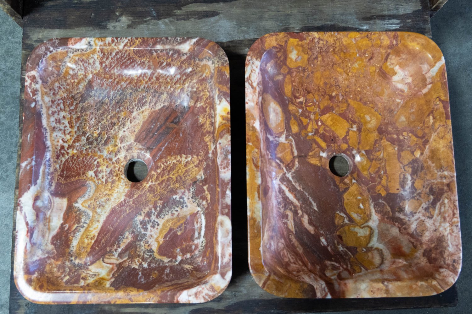 Red Onyx Vessels Sink