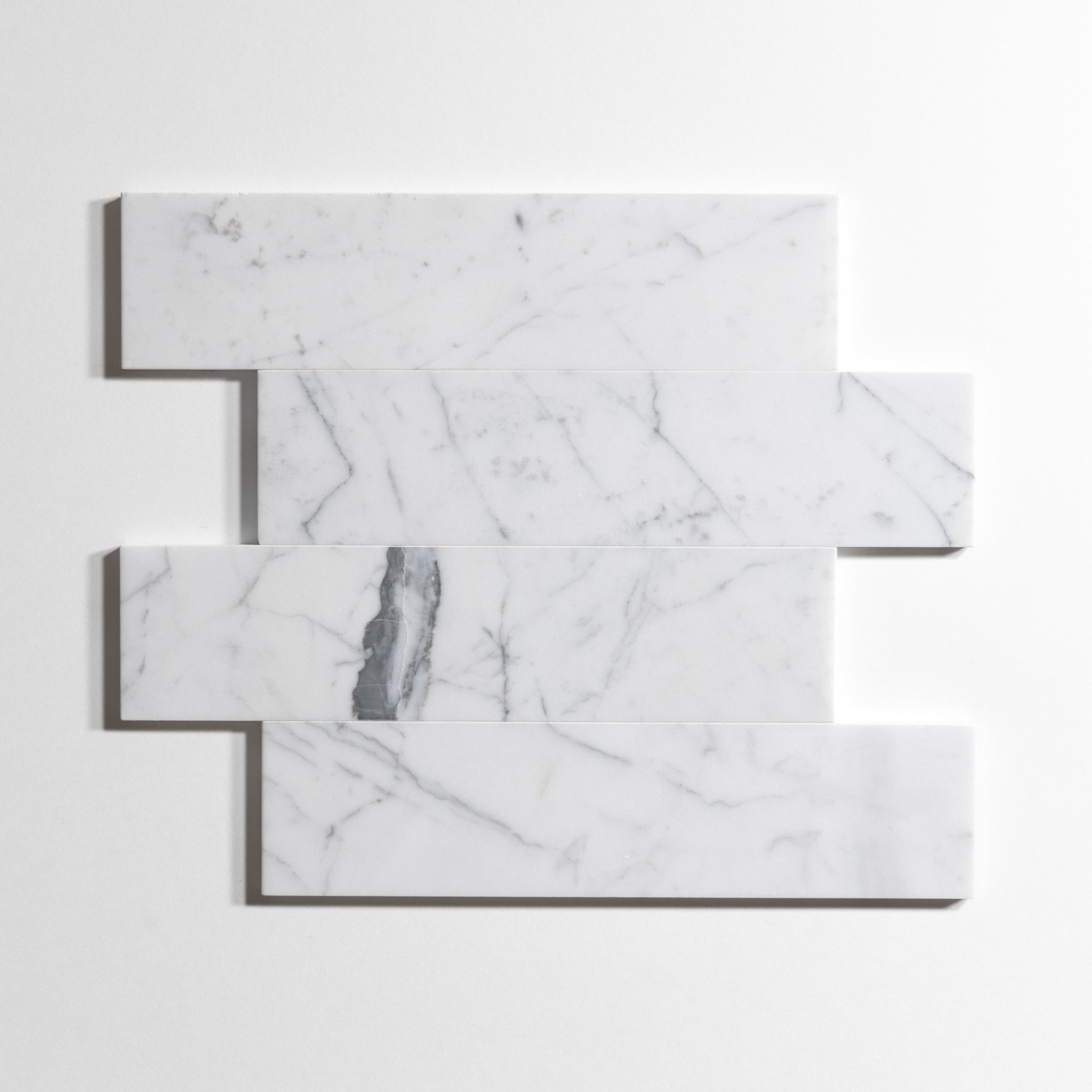 Statuary 3" x 12" Marble Tile