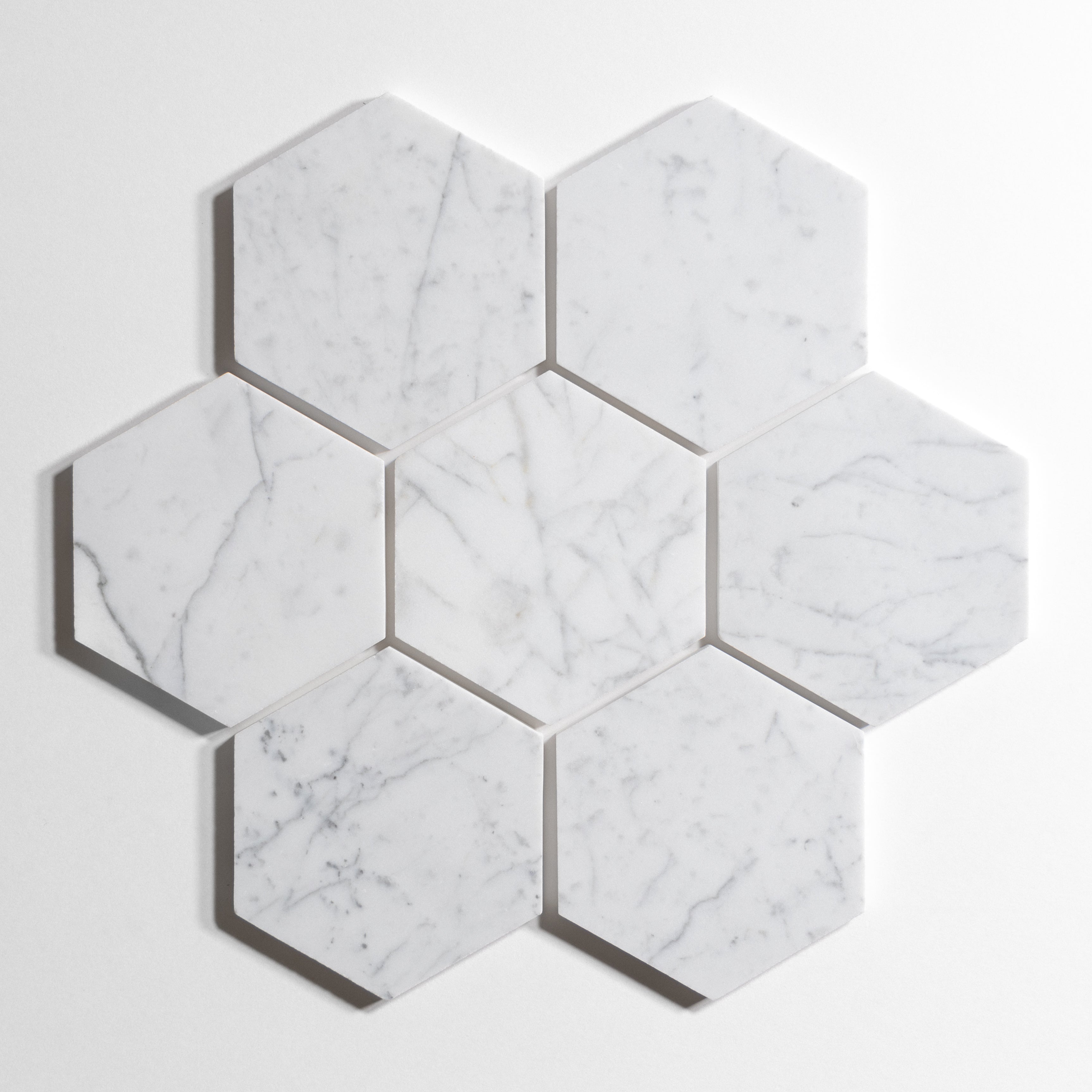 Statuary 5" Hexagon Tile