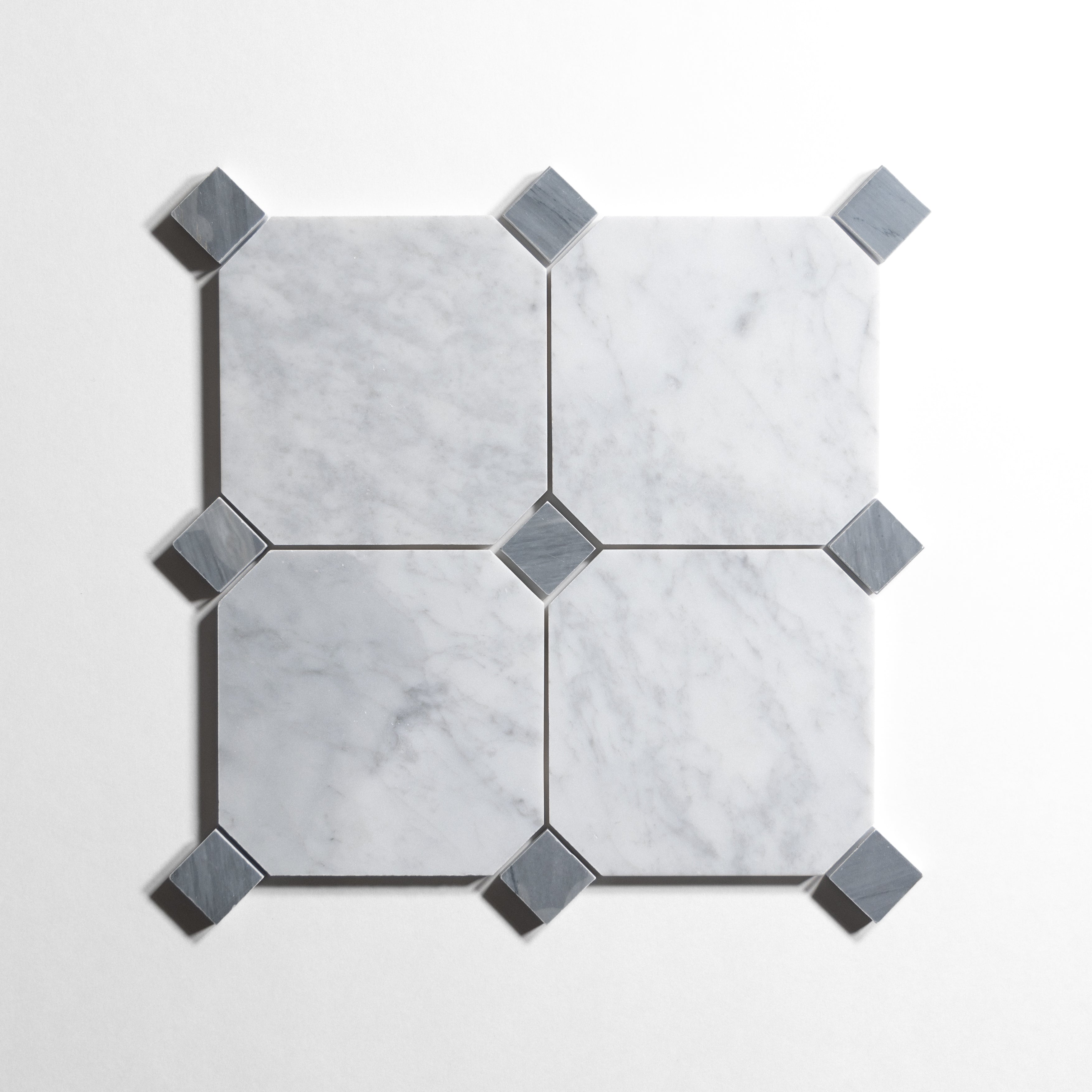 Venatino Carrara Octagon Marble Tiles