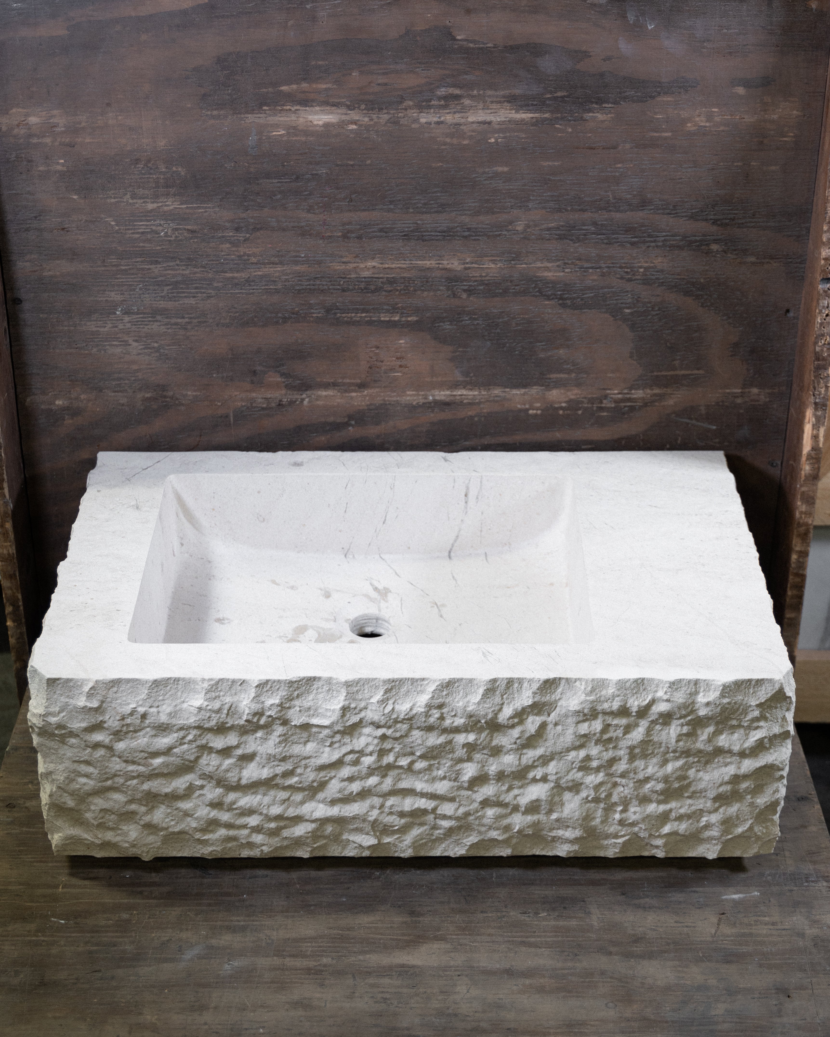 Crema Chiseled Sink - Castelli Marble