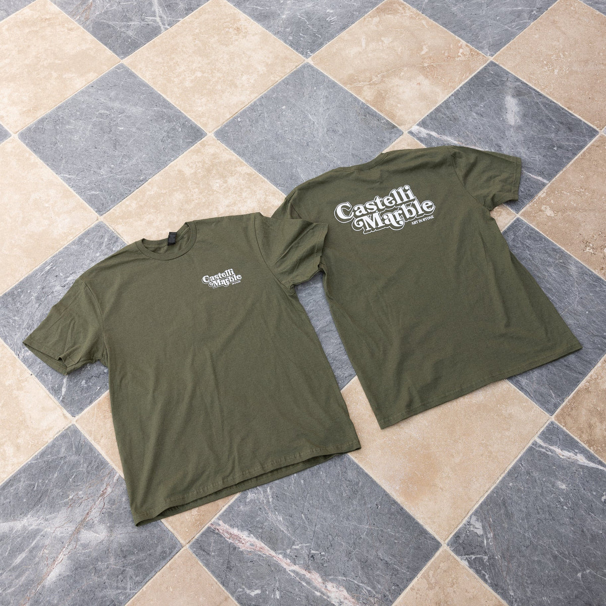 Castelli Marble Retro T shirt in USA