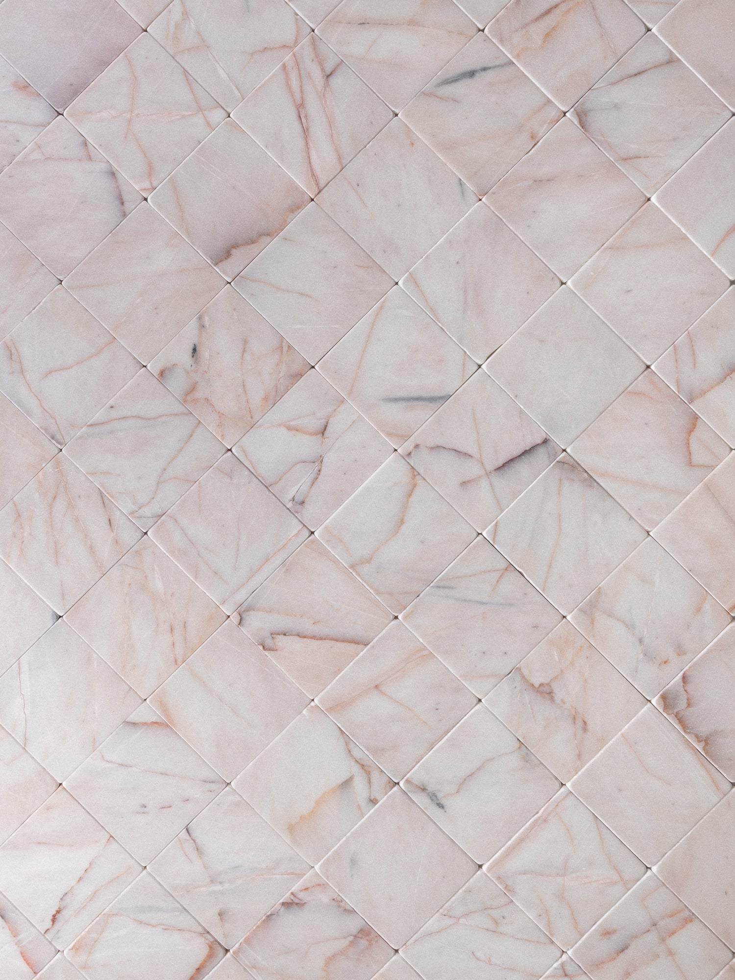 White #7 4"x4" Tumbled