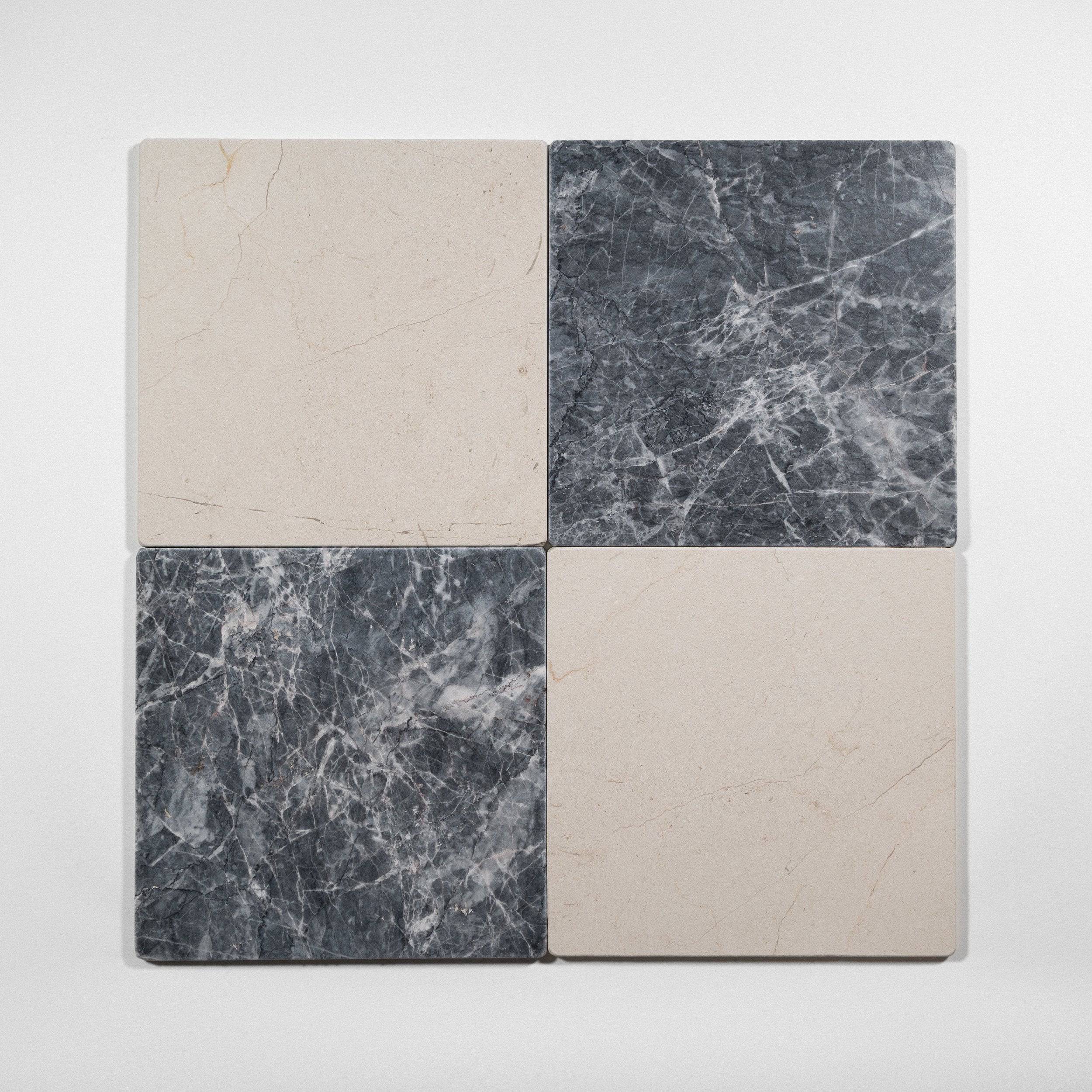 Crema  12"x12" Tumbled - Castelli Marble