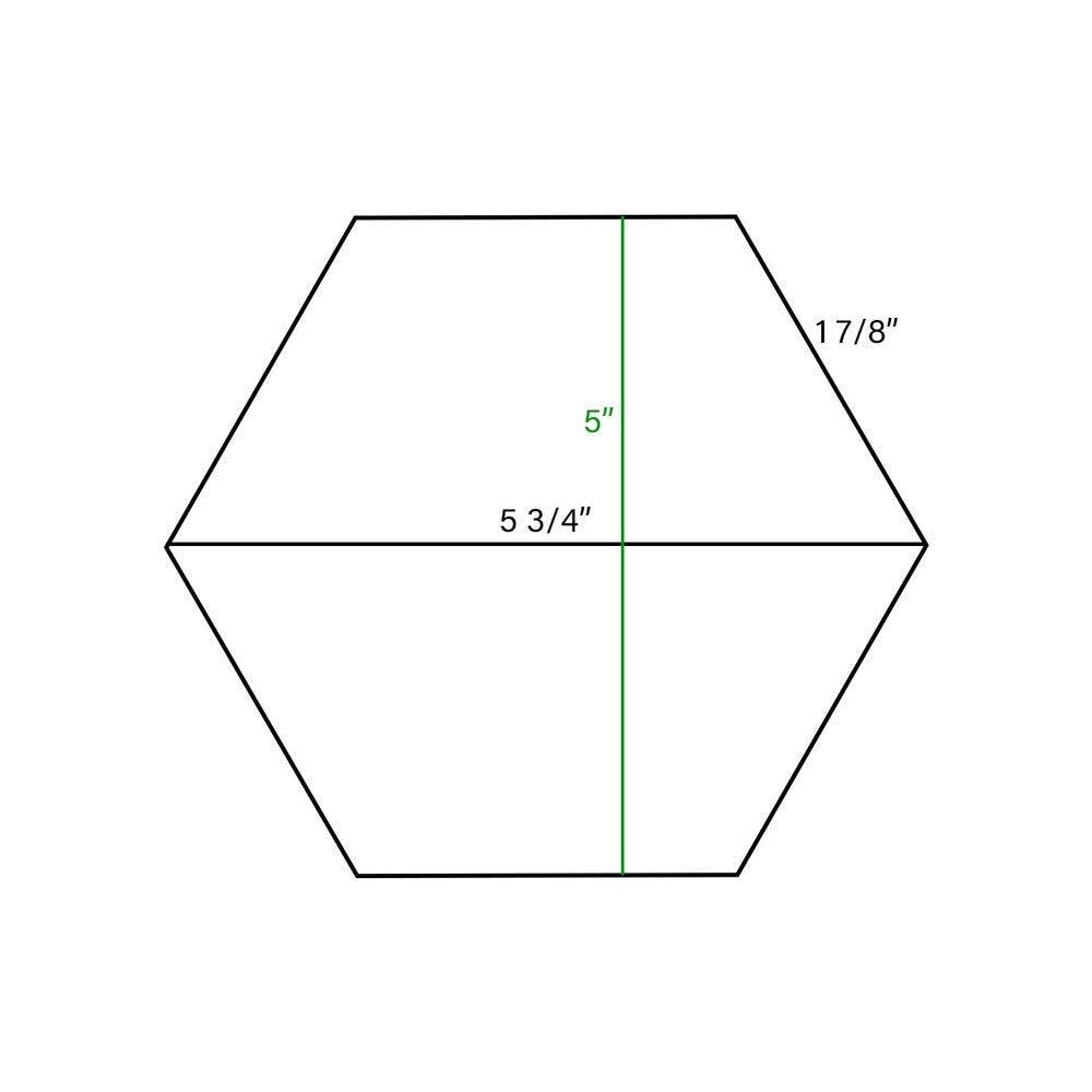 Calacatta 5" Hexagon - Castelli Marble