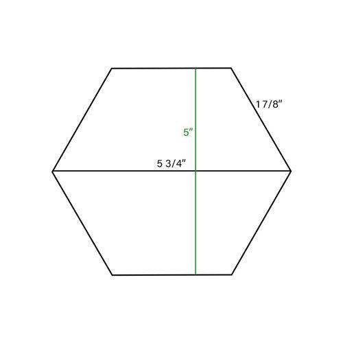 Colorado Calacatta 5" Hexagon - Castelli Marble