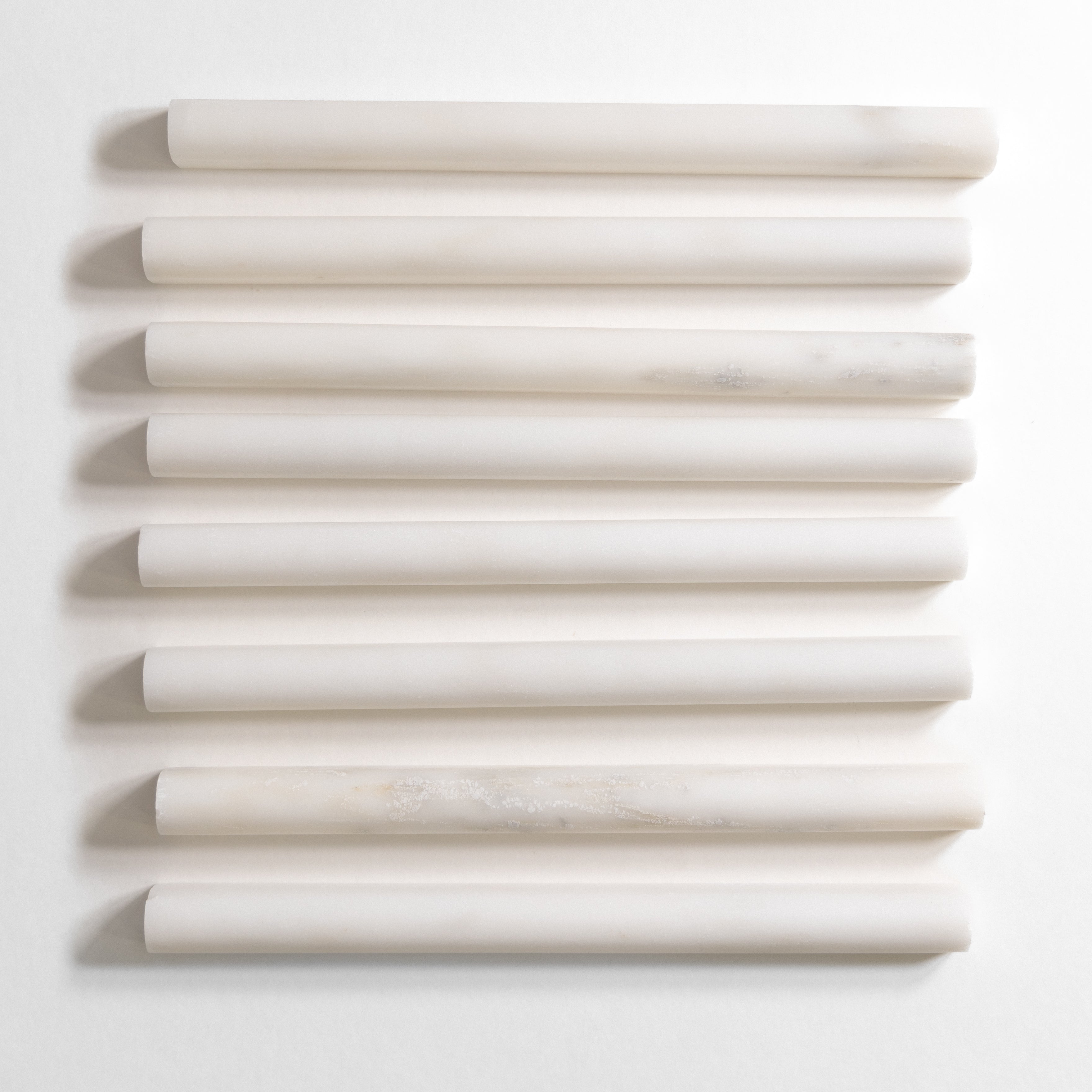 Calacatta white marble trim