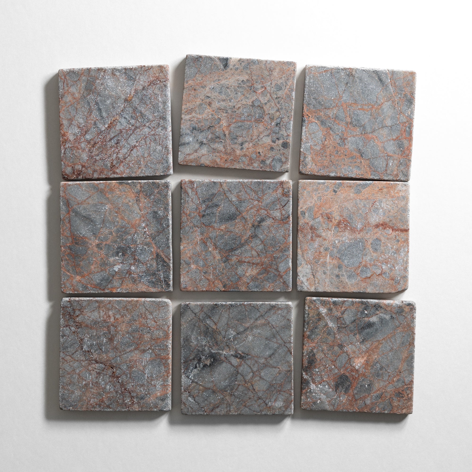 Aura Blue 4"x4" Tumbled