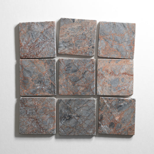 Aura Blue 4"x4" Tumbled