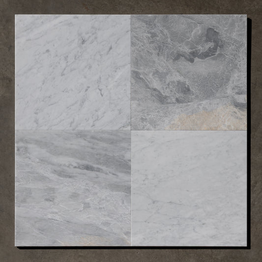 Bardiglio Oro & Venatino Carrara 18"x18"