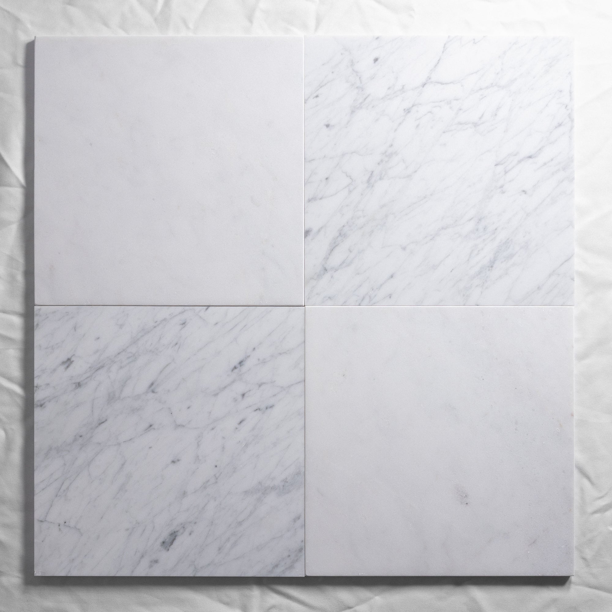 Bianco & Carrara 12"x12"