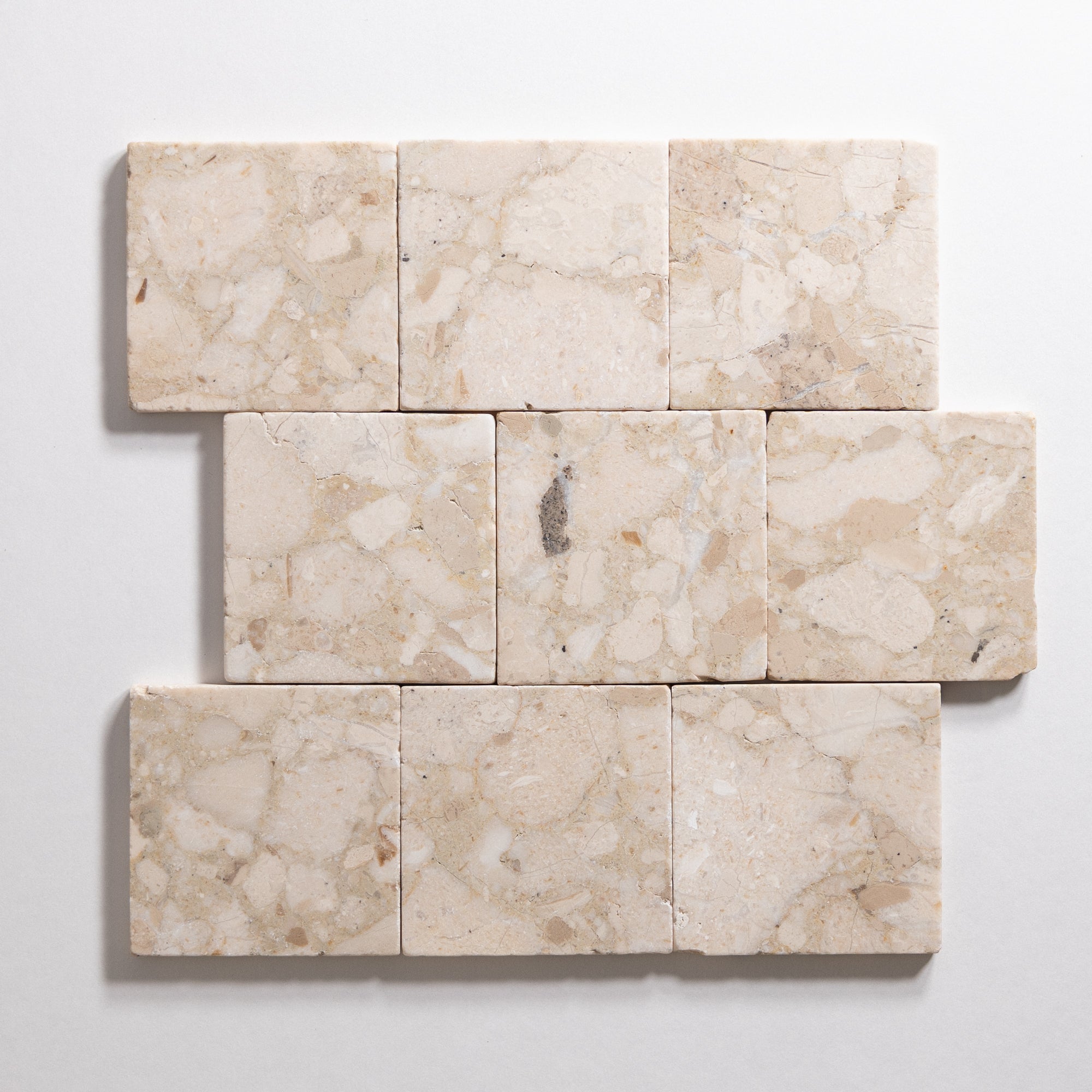 Breccia Veneziana 4"x4" Tumbled