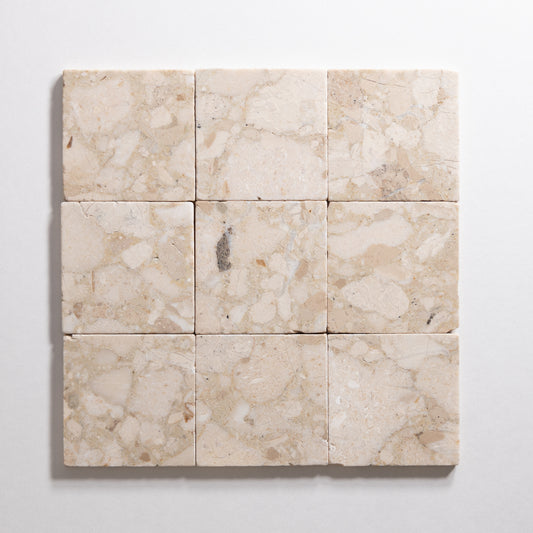 Breccia Veneziana 4"x4" Tumbled