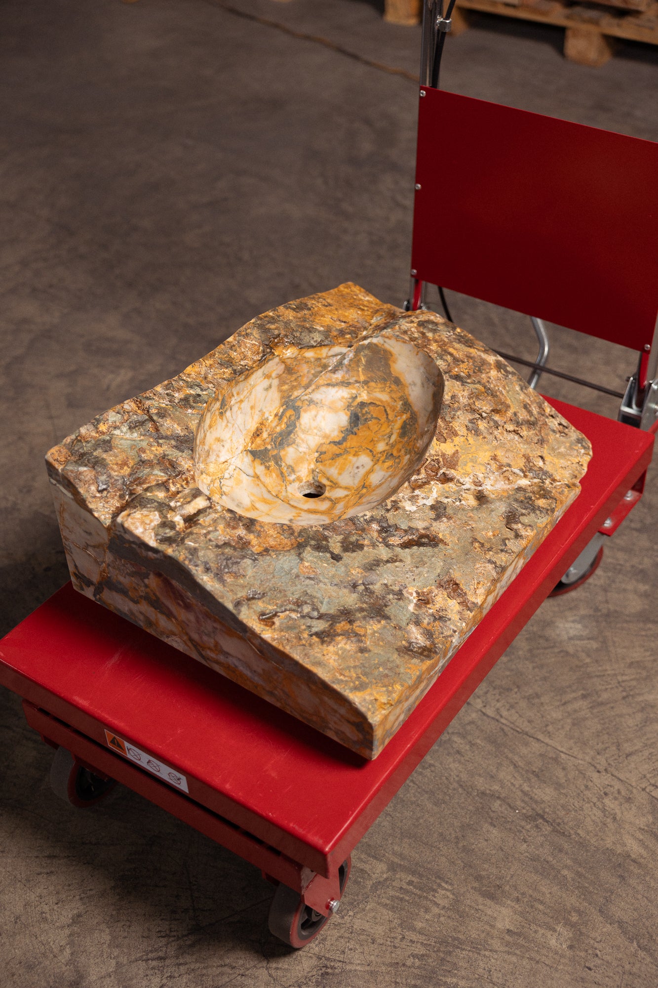 Breccia De Vendome Chiseled