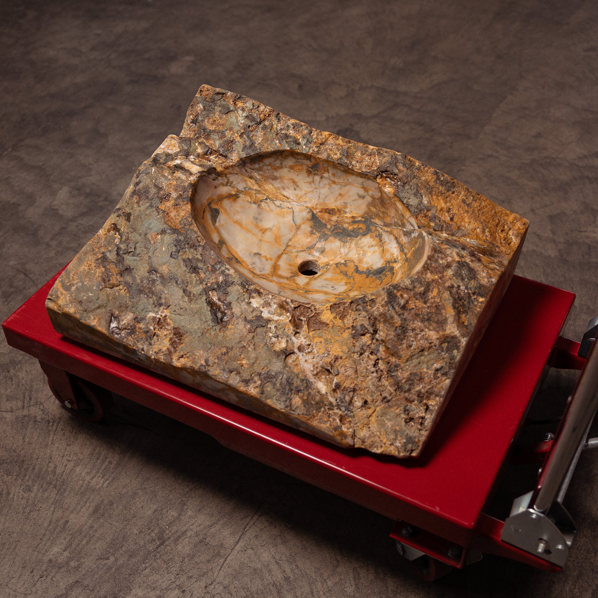 Breccia De Vendome Chiseled