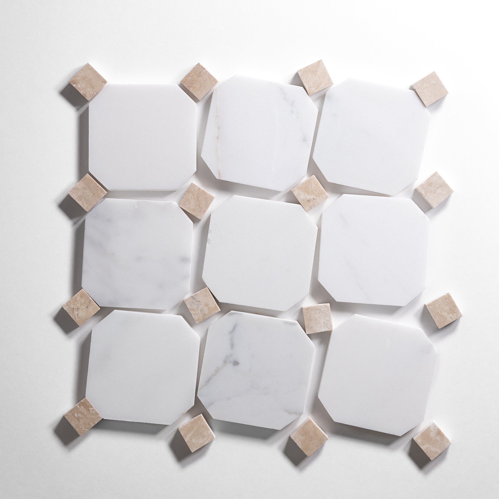 Calacatta Bianco 4" Octagon