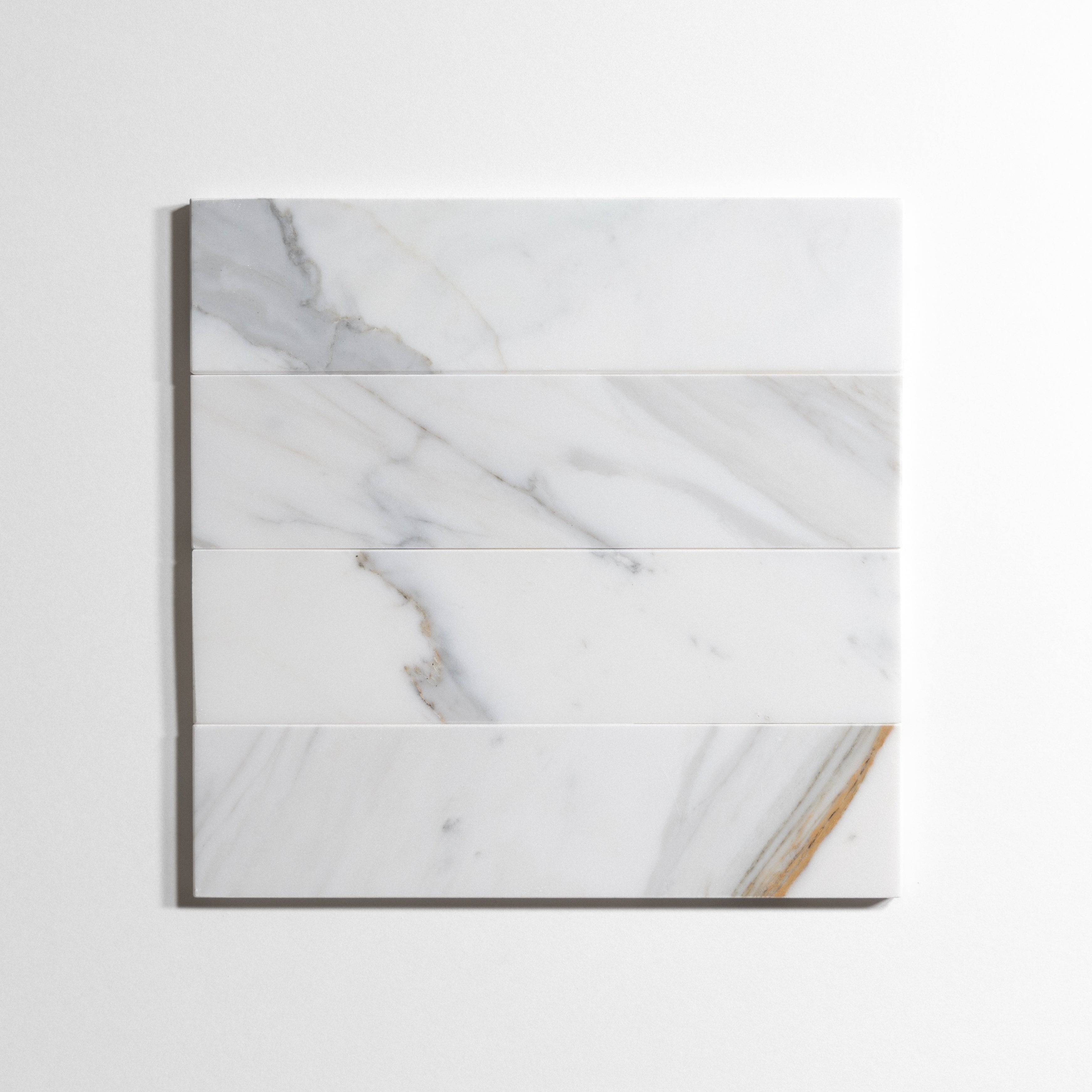 Calacatta 3" x 12" - Castelli Marble