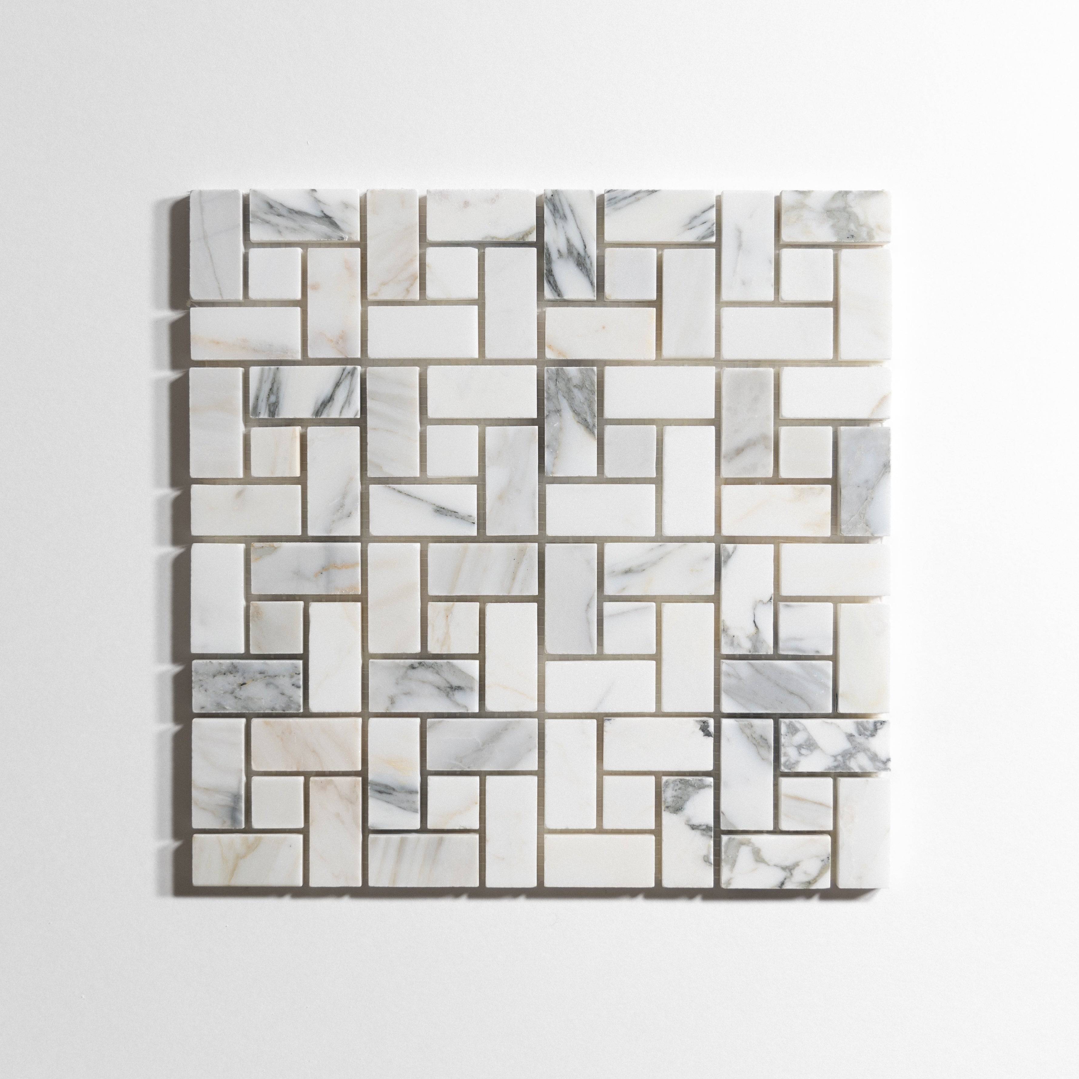 Calacatta Dada Mosaic - Castelli Marble