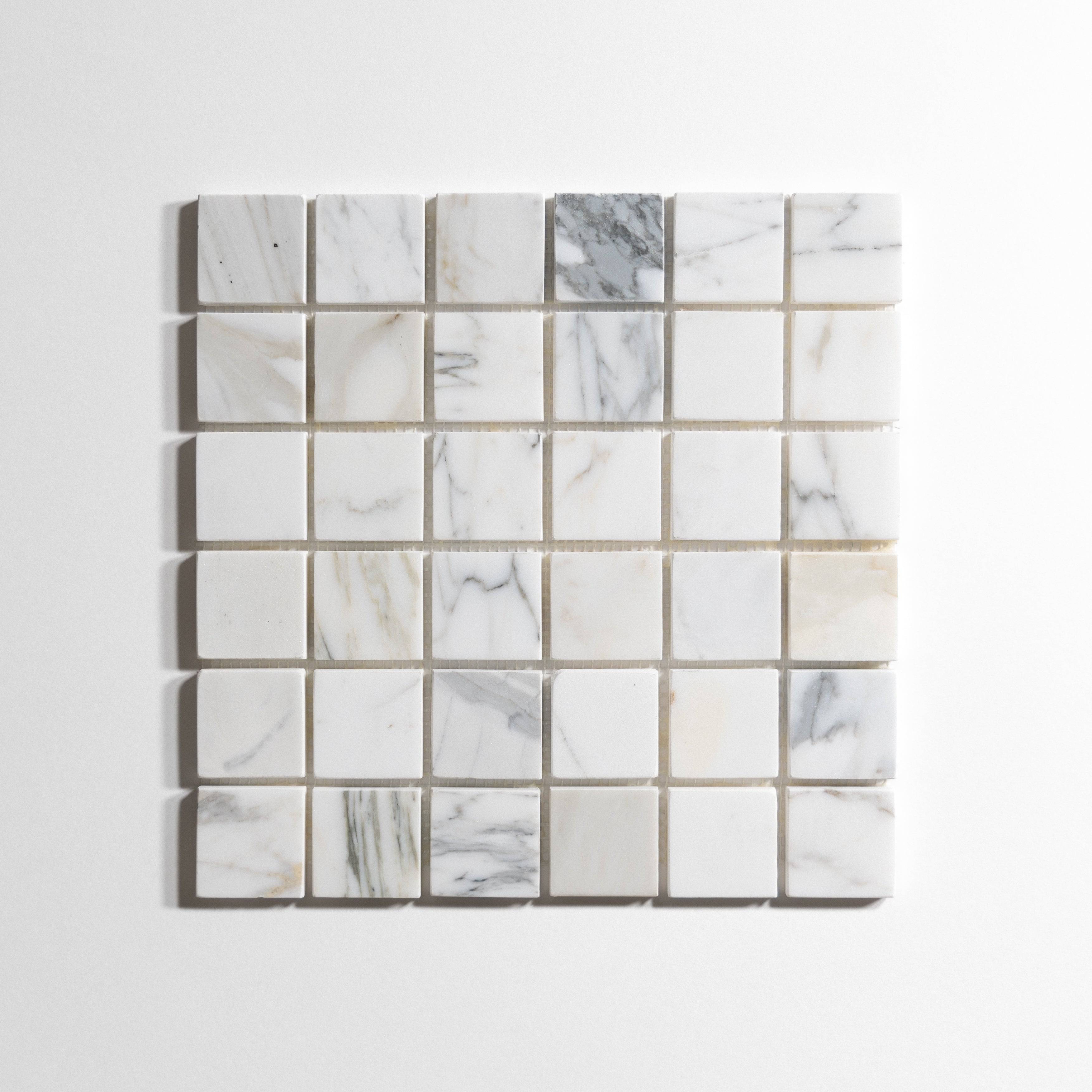 Calacatta 2" x 2" - Castelli Marble