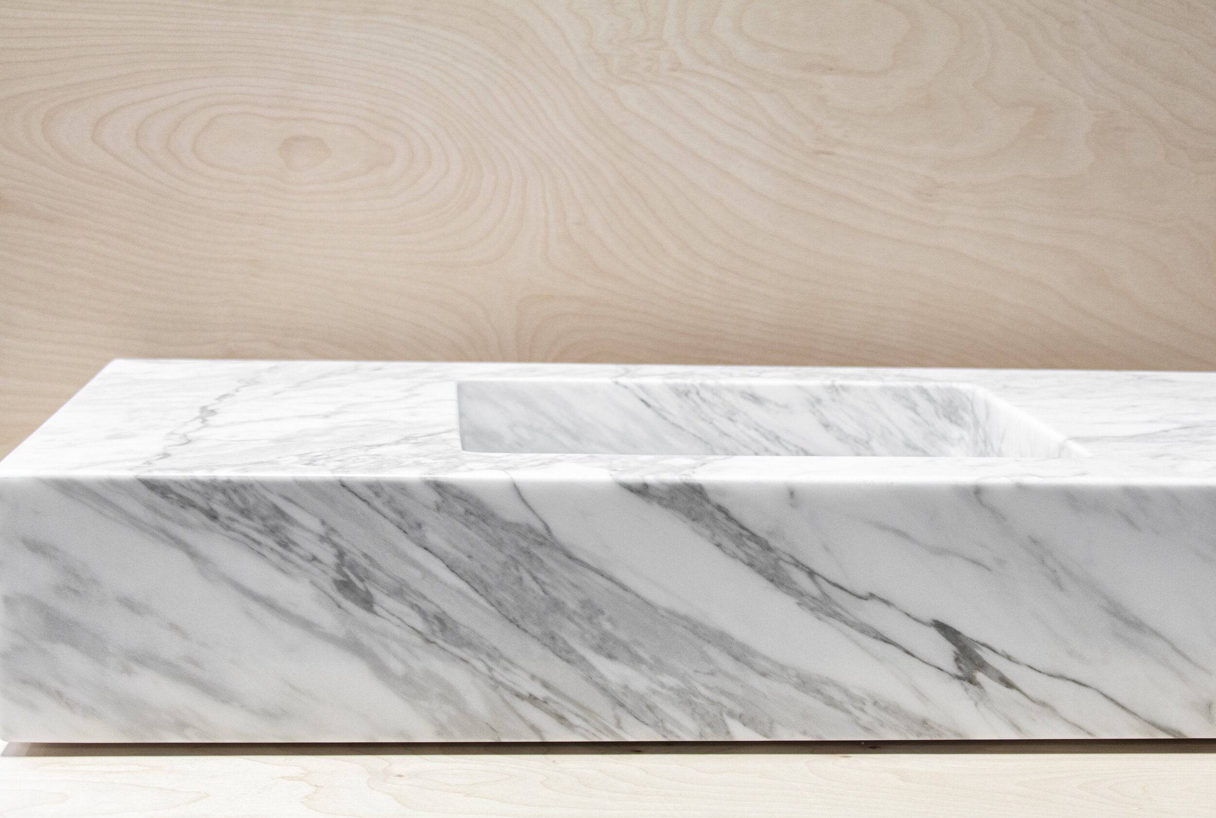 Calacatta Floating Vanity - Castelli Marble