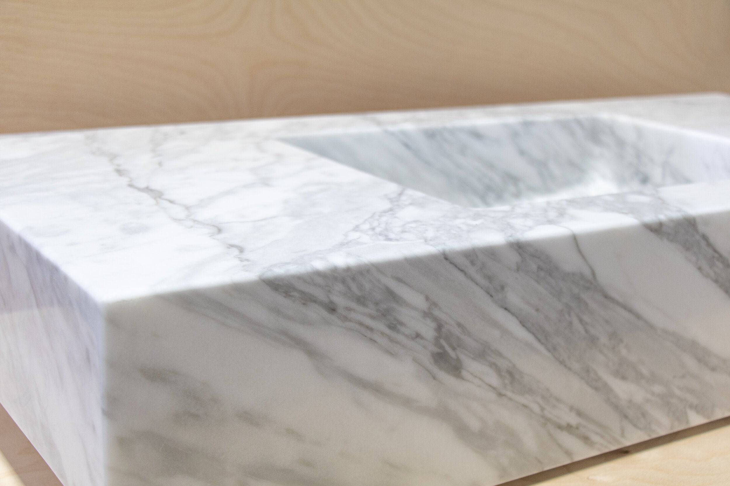 Calacatta Floating Vanity - Castelli Marble