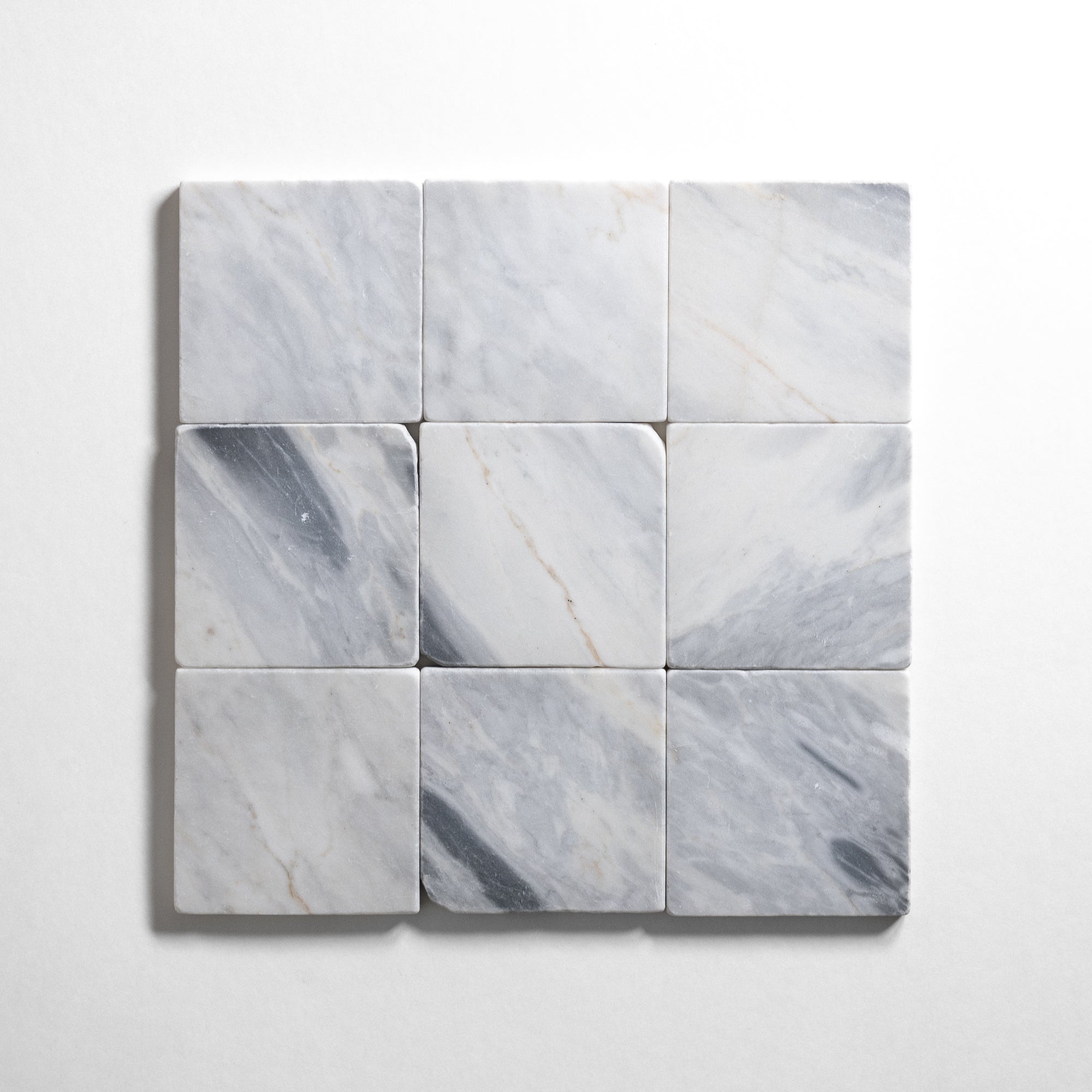 Calacatta Bluette 4"x4" Tumbled